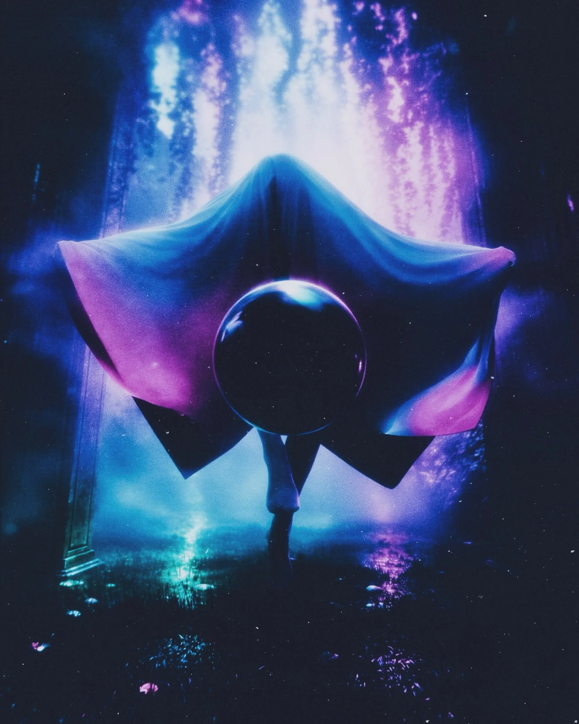 Ultraviolet 

The spooky season is finally upon us! My favorite time of year and in a couple weeks I&rsquo;ll be married to my best friend in the world @__dem0ntrash__ 

here is a little spooky piece. I did in blender to christen the season!!