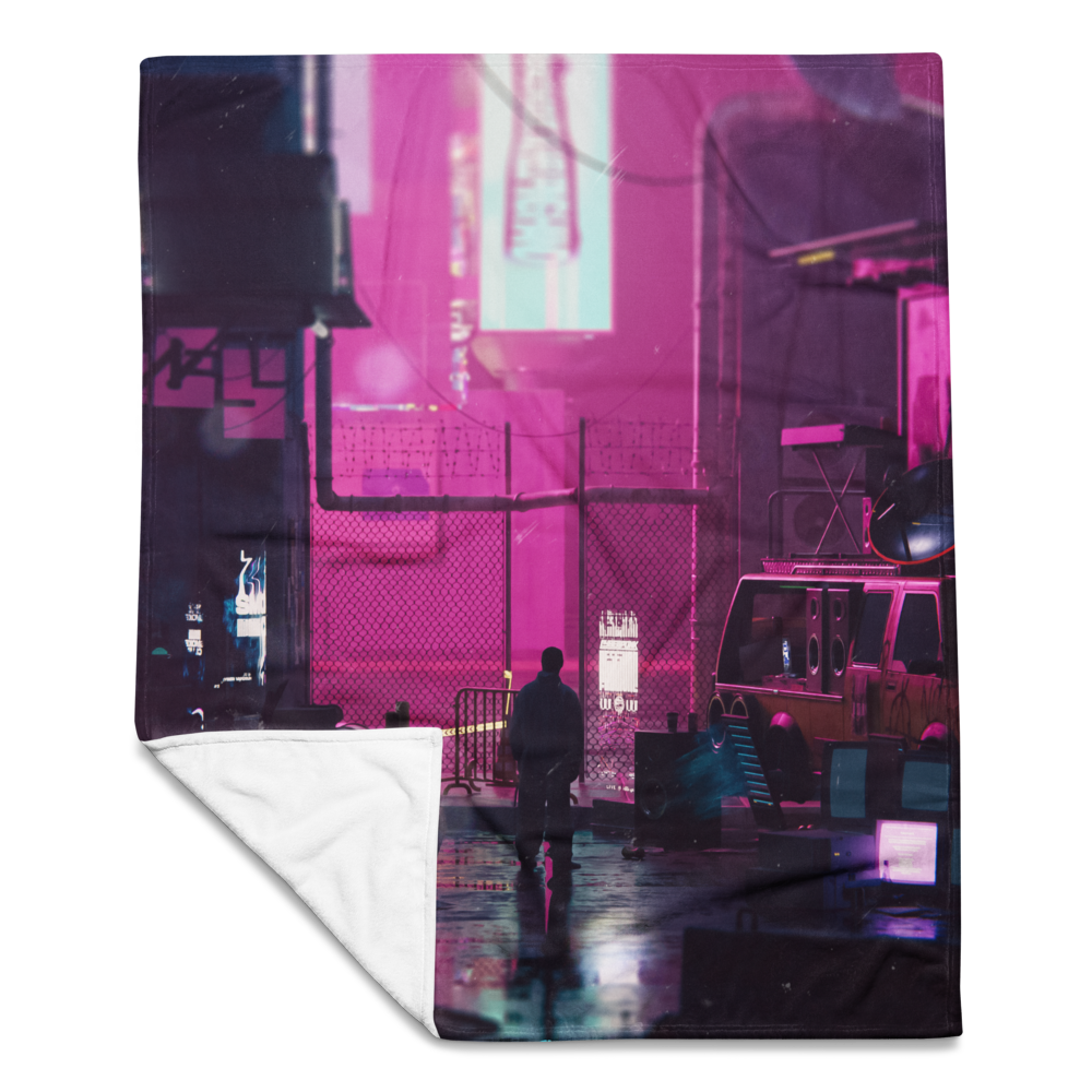 Alleyway Throw Blanket