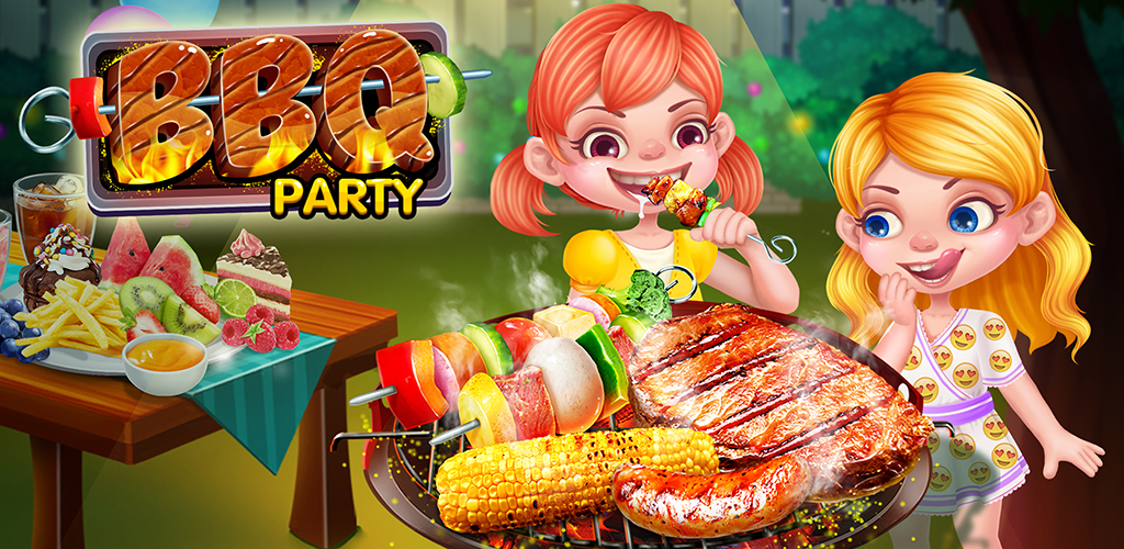 Crazy BBQ Backyard Party Invite friends to have amazing backyard BBQ night with yummy foods and drinks.
