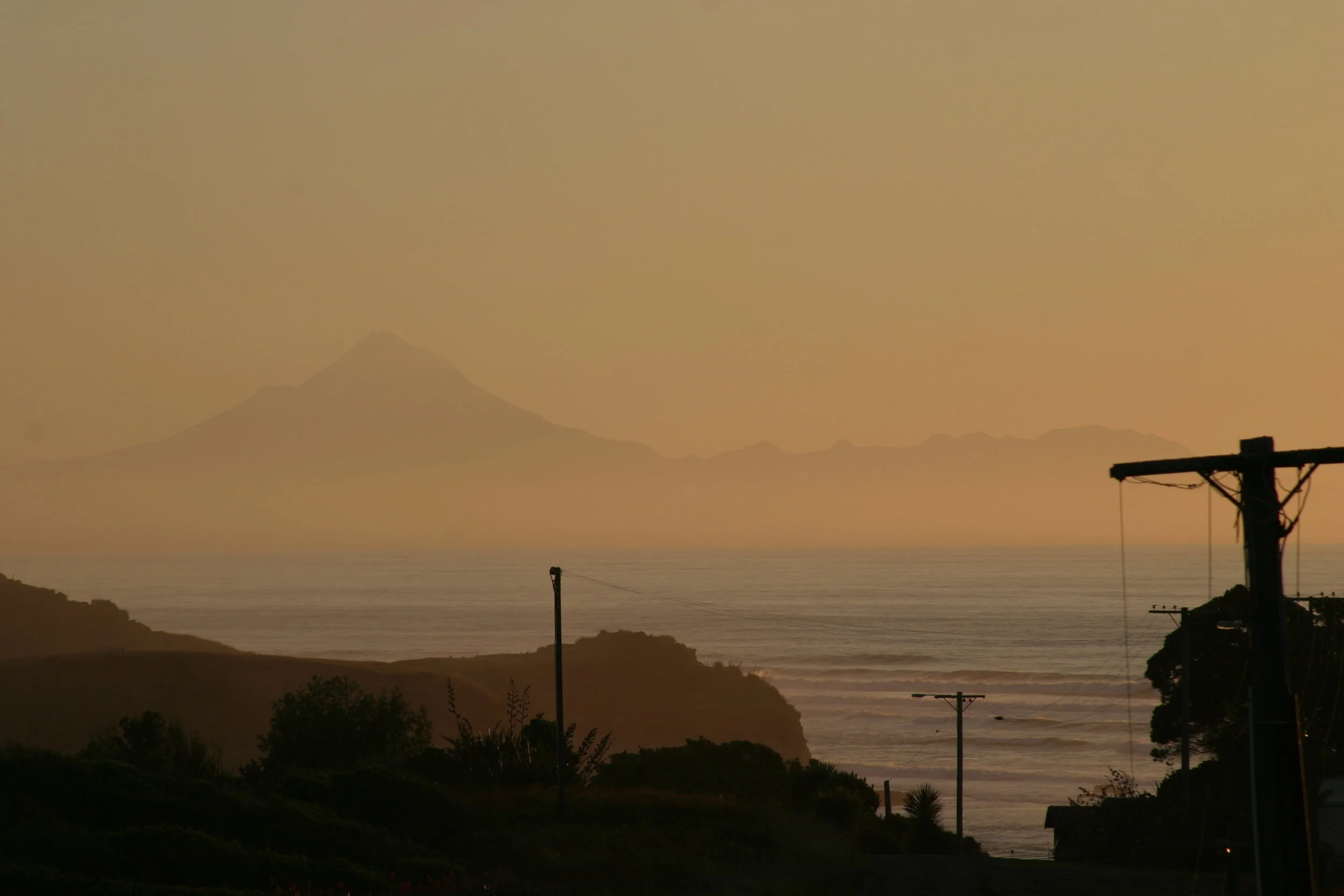 Sunset from Mokau Motel