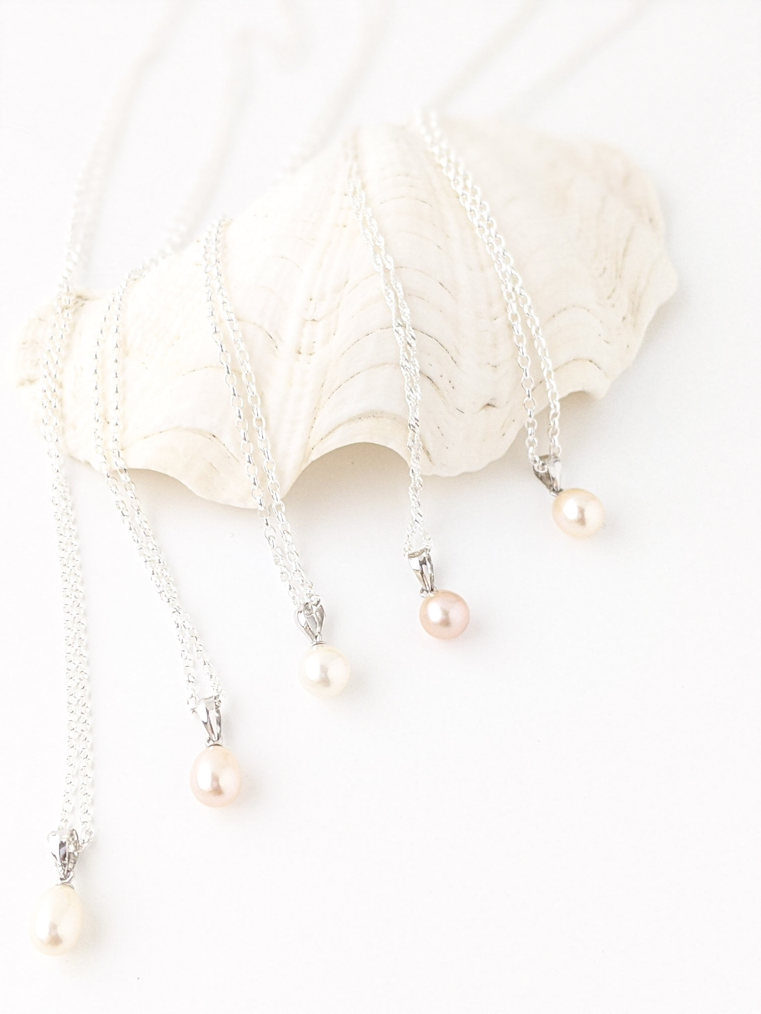 Timeless Sweet Little Pearl Drop - Necklace