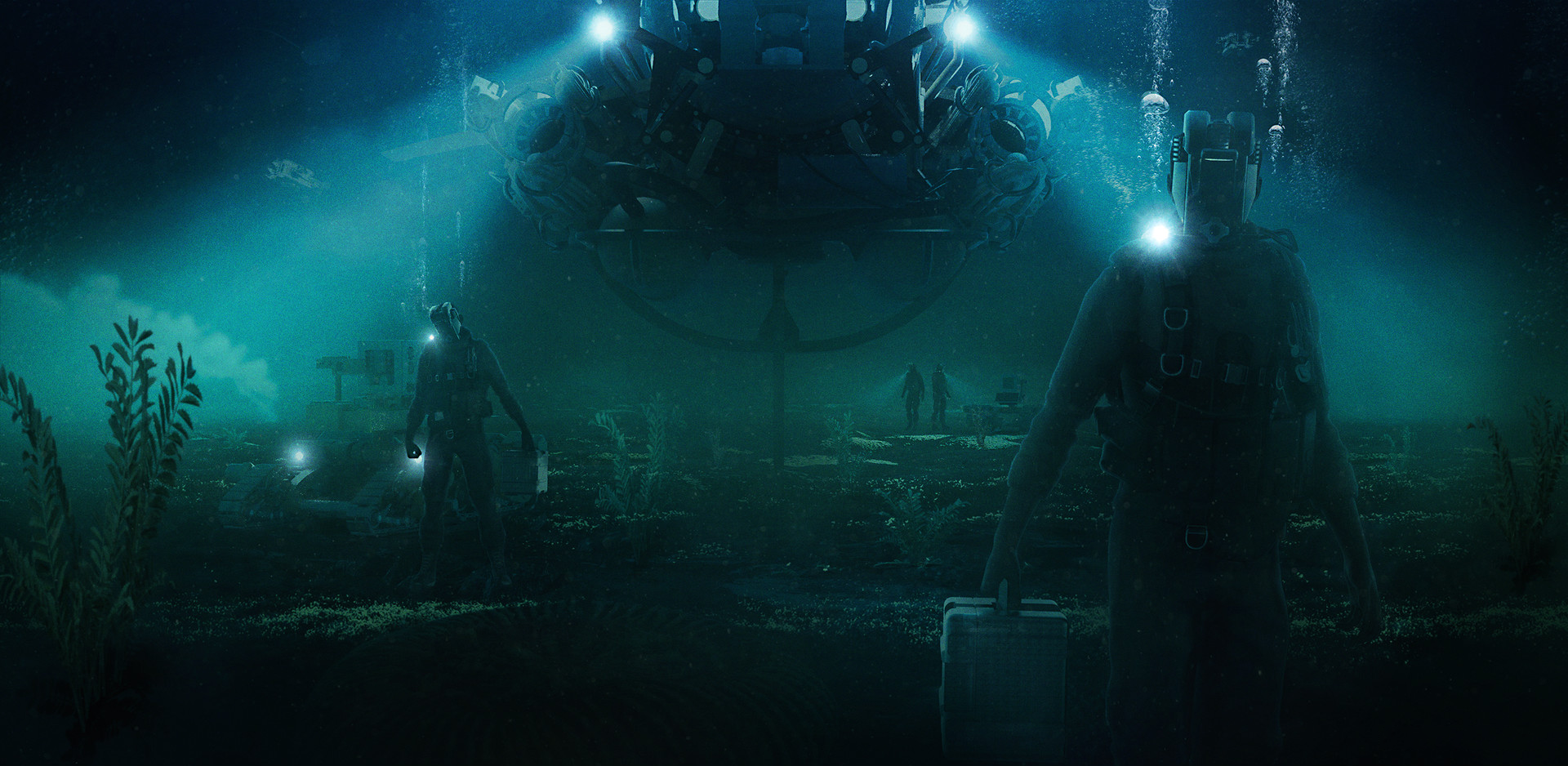 Beneath the waves: At the bottom