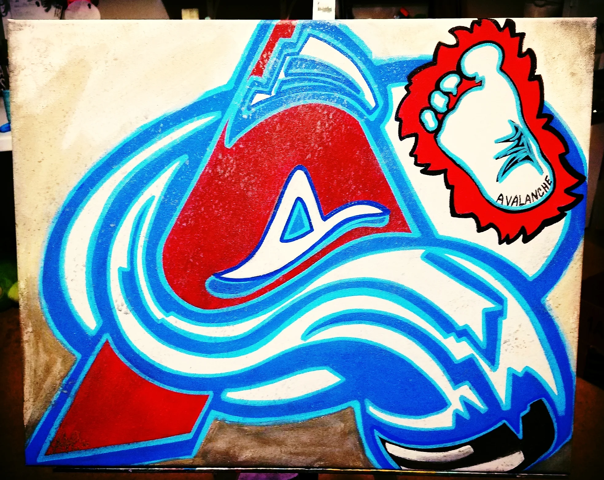 16 x 20 Canvas- CO Avalanche