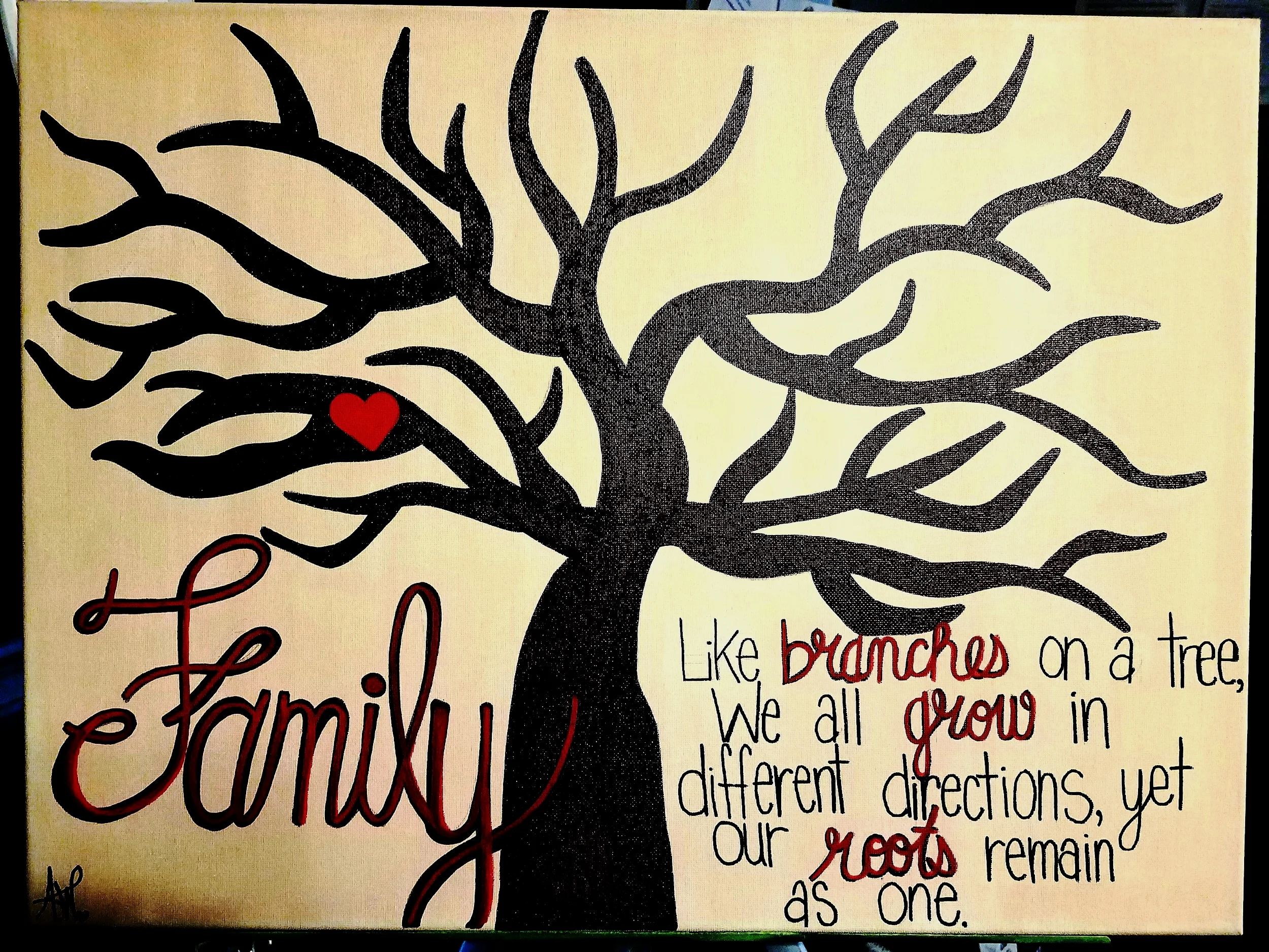 18x24 Canvas- Family Roots