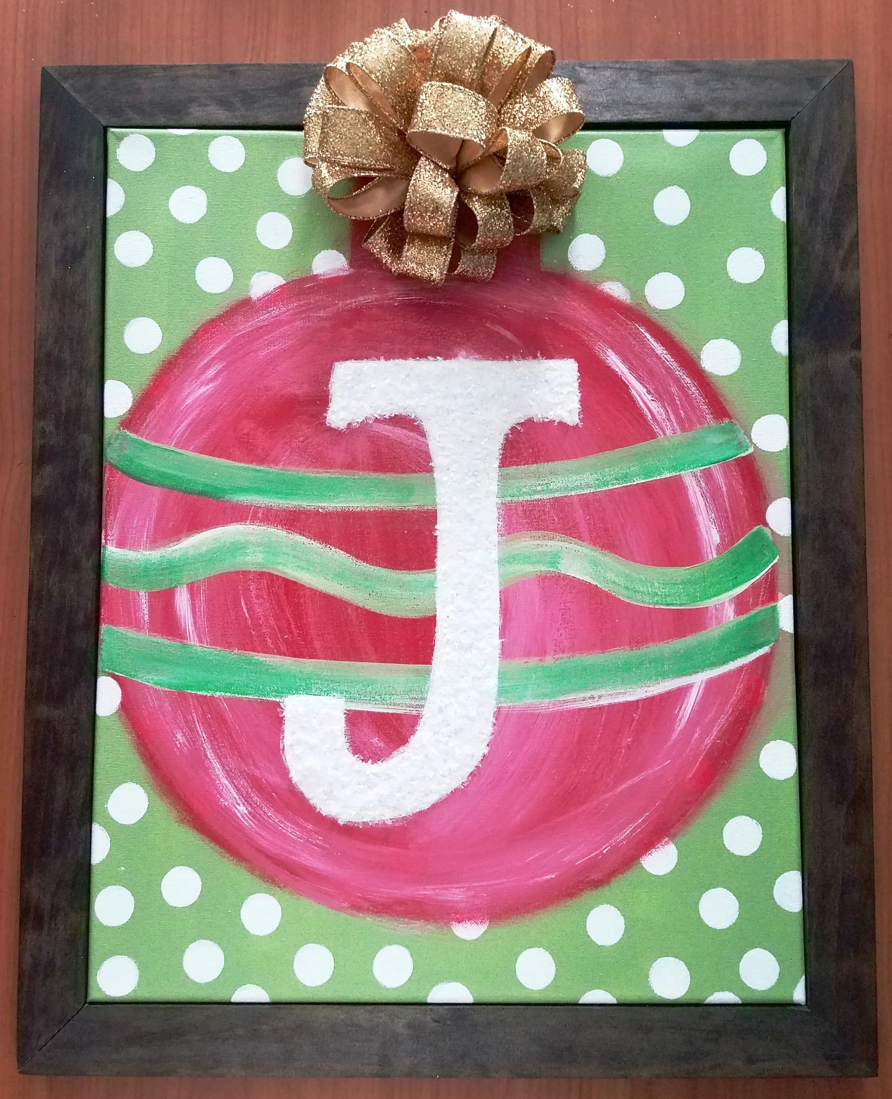 Holiday Spirit - 16x20 Stretched Canvas & Custom Built Frame