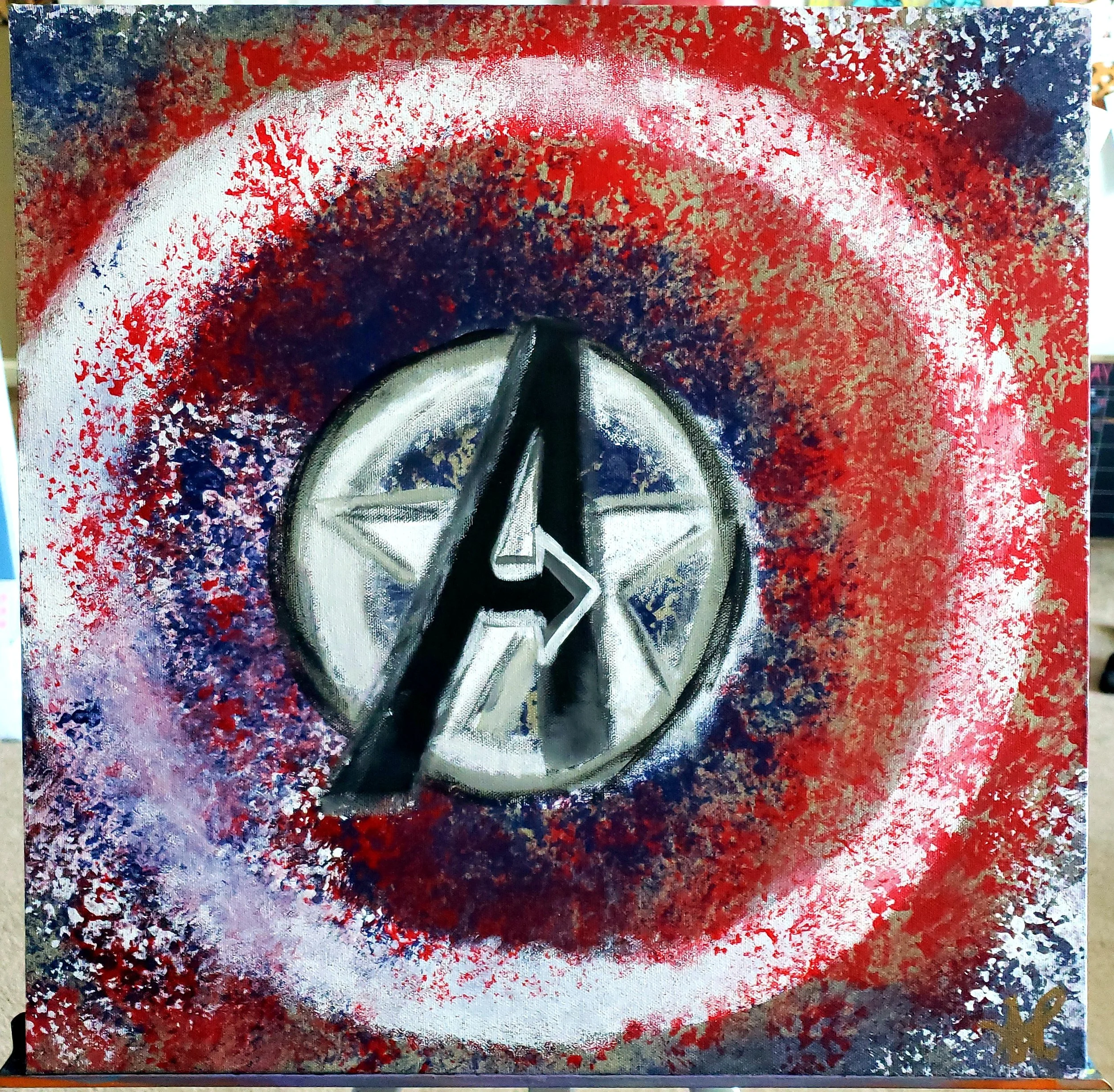 18x18 Canvas-Avengers