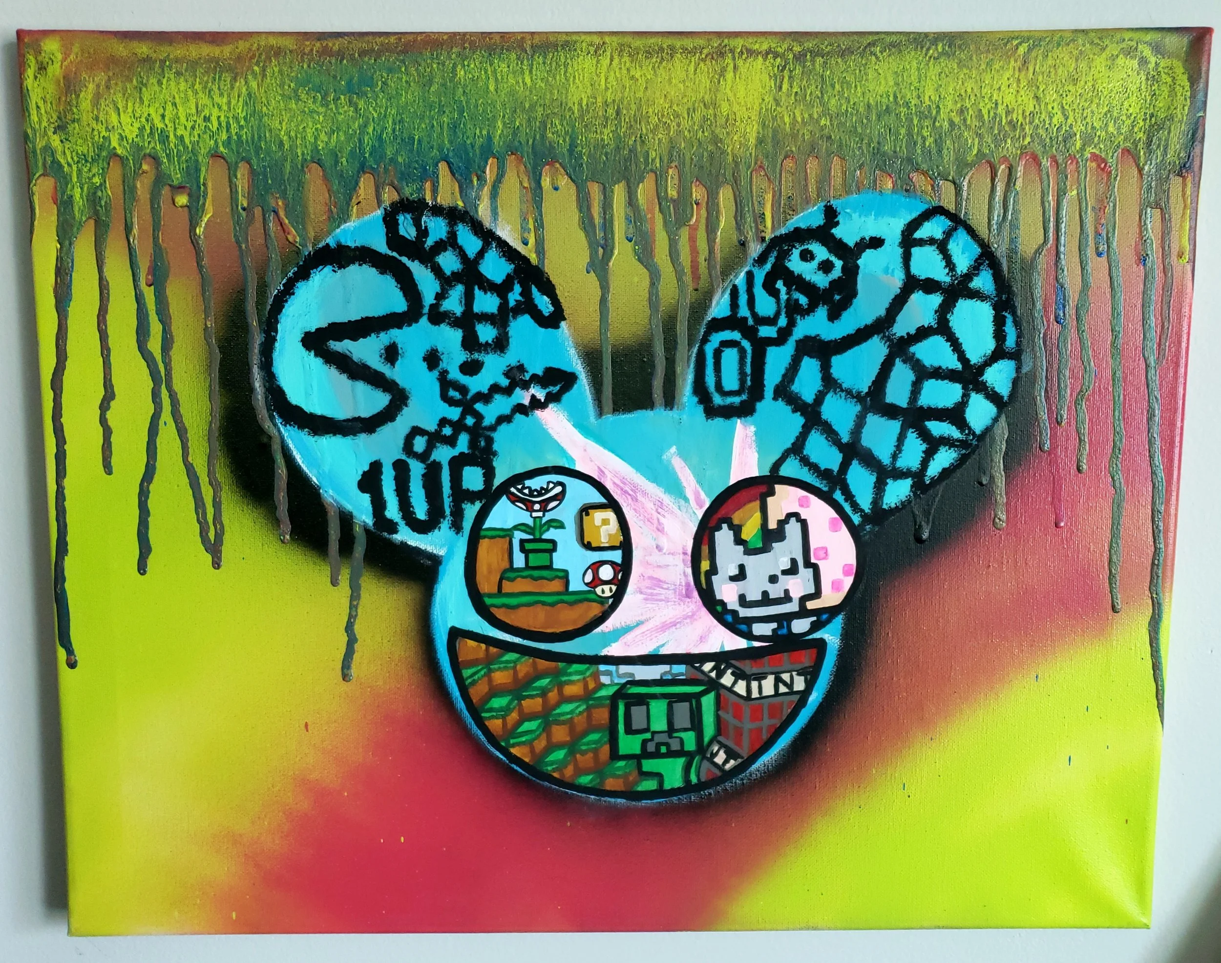 16 x 20 Canvas- Deadmau5