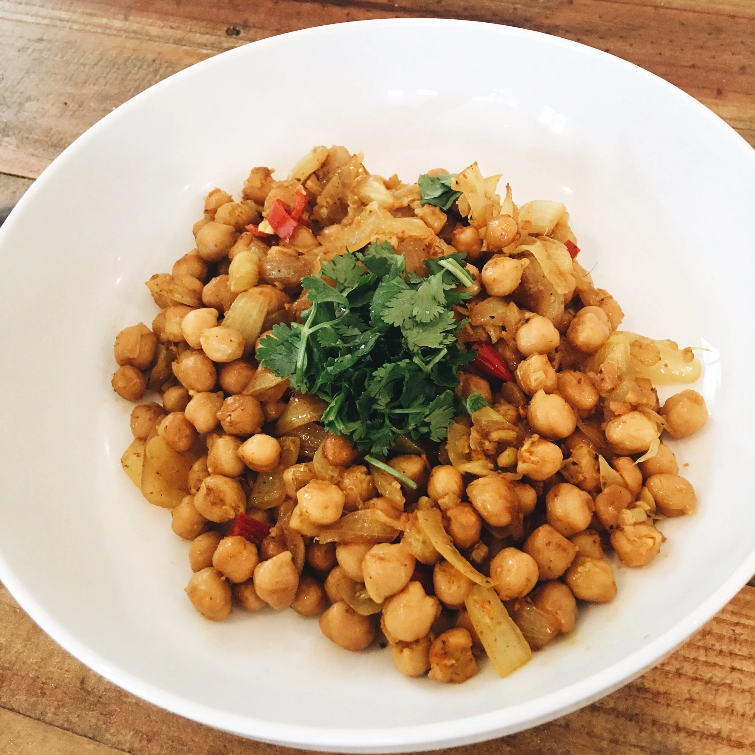 chilli lime chickpea