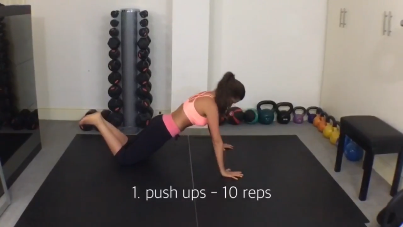 Upper Body Home workout video