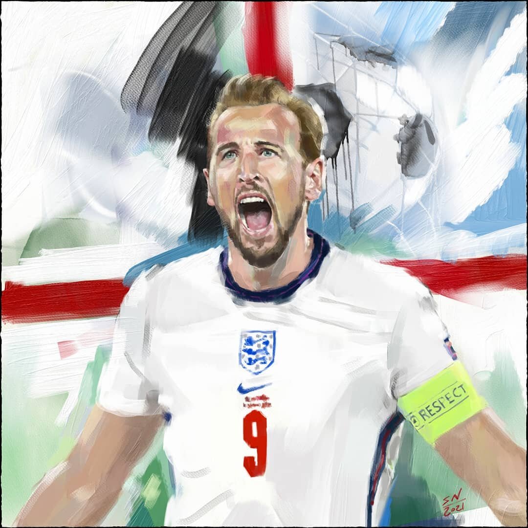 I've been rather inspired by a couple of things recently...

One was the outstanding performance of England's game on Saturday night against Ukraine, with Harry Kane's fantastic contribution of 2 goals to the winning 4!

The second is a new piece of 