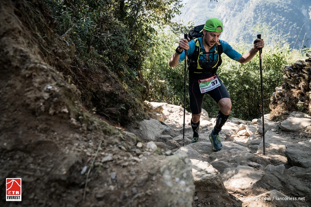 +600m in 3km. Final Climb to Kharikhola