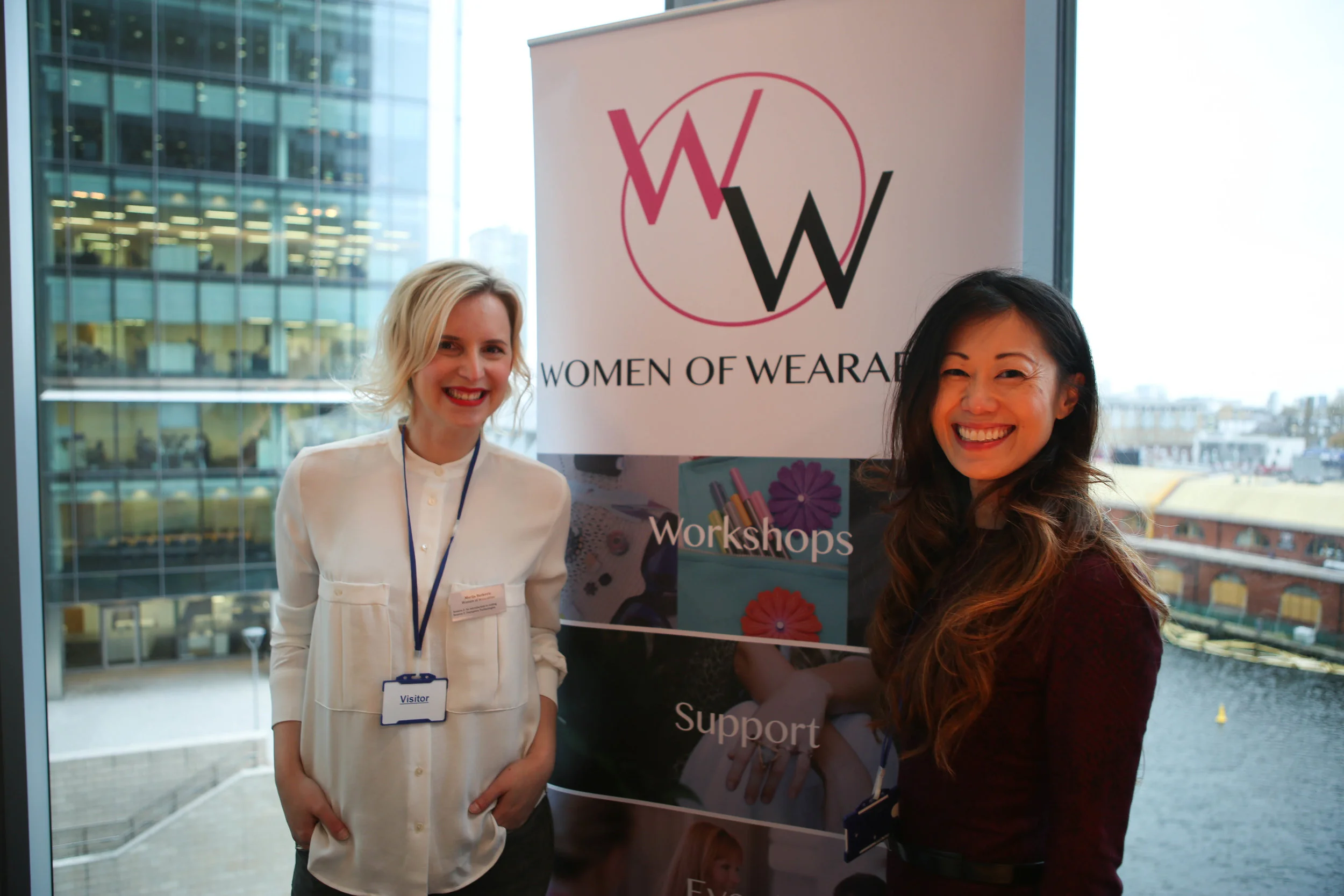 Marija with Women of Wearables co-founder, Michelle Hua