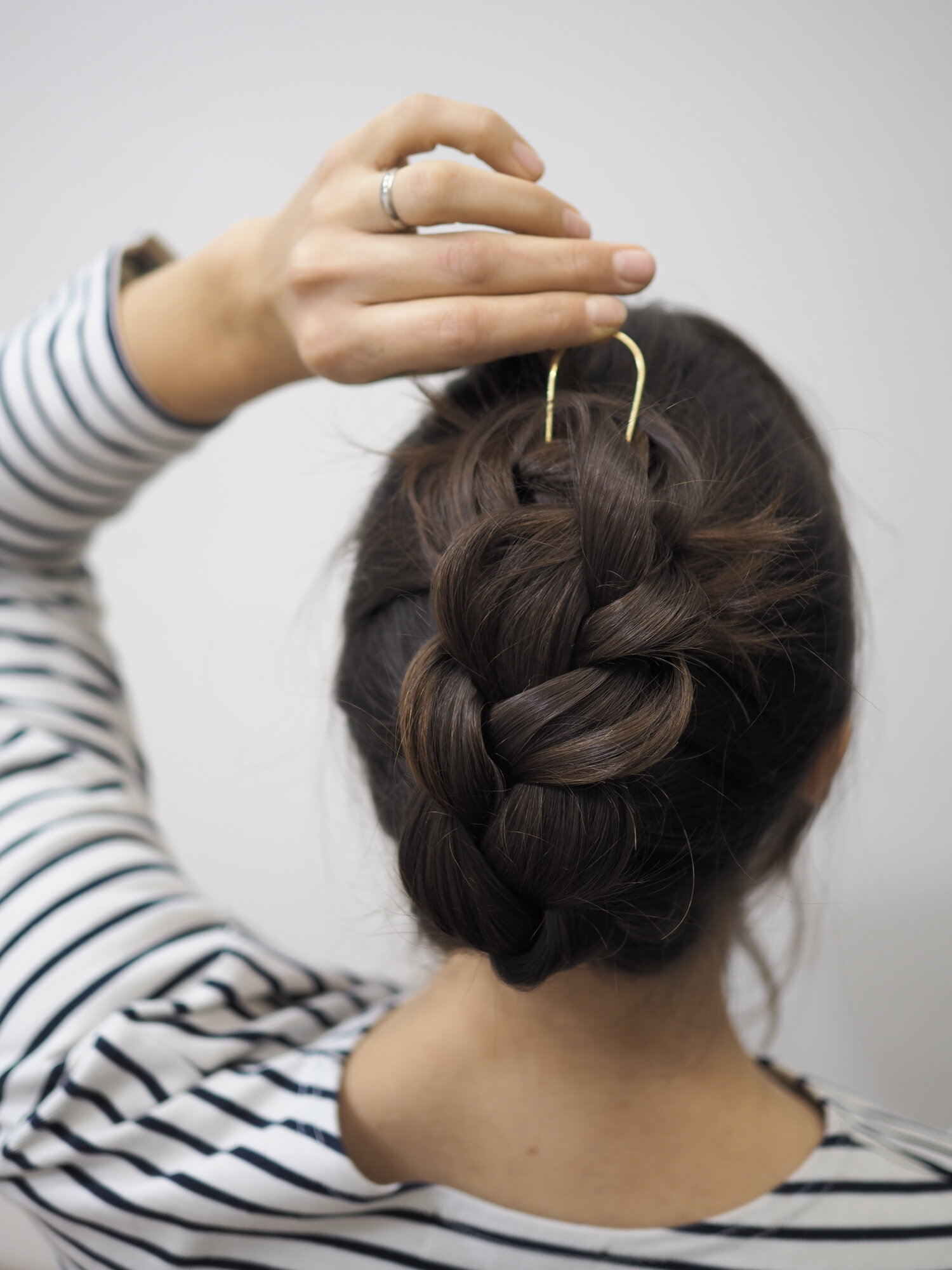 Lizzy Minimal Brass Hair Pin - BUNDLE — Roake Studio