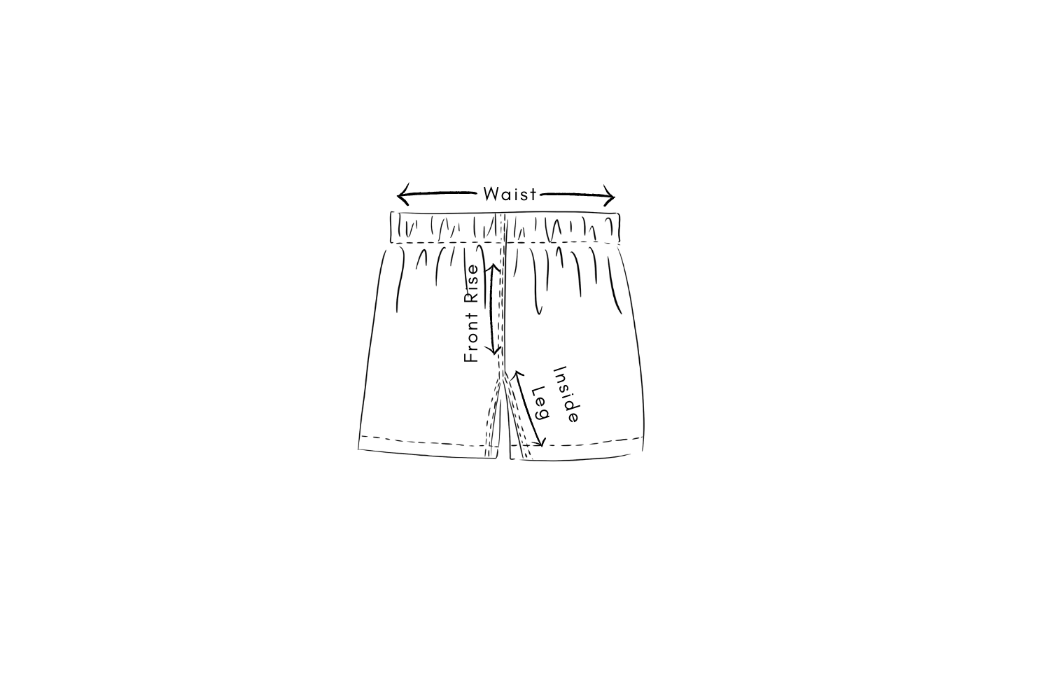 Amber Shorts Measurements.png