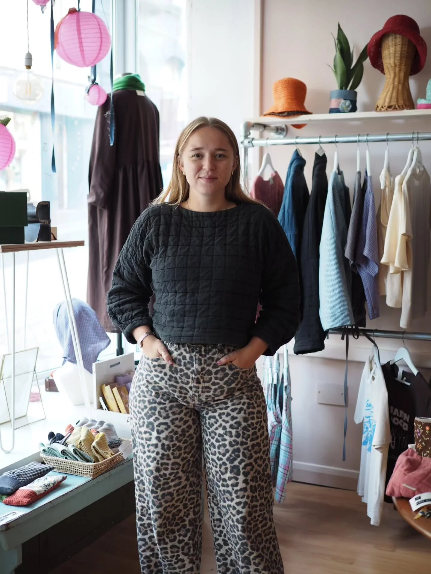 Amy has worn her black Elsie jumper a LOT, and as a result it had started to fade a little bit. So last weekend, she decided to dye it to give it a freshen up. And here are the results! We recommend using Dylon, either in the washing machine or as Am