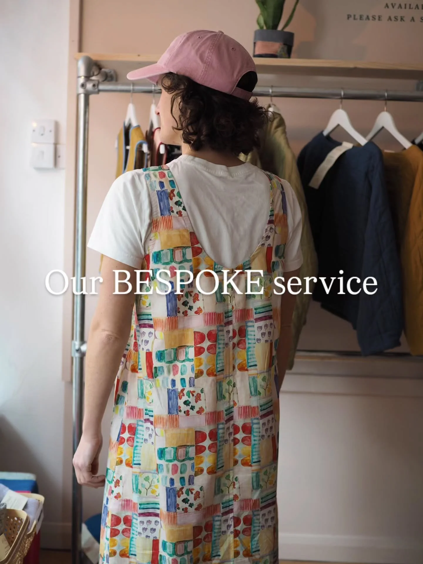 Did you know that you can request tweaks to our designs to make them completely bespoke for you? That's what Rosie did with her Millie dress, with an extra 8cm length on the hem and no pockets (this dress usually has them). We can change sleeves to b