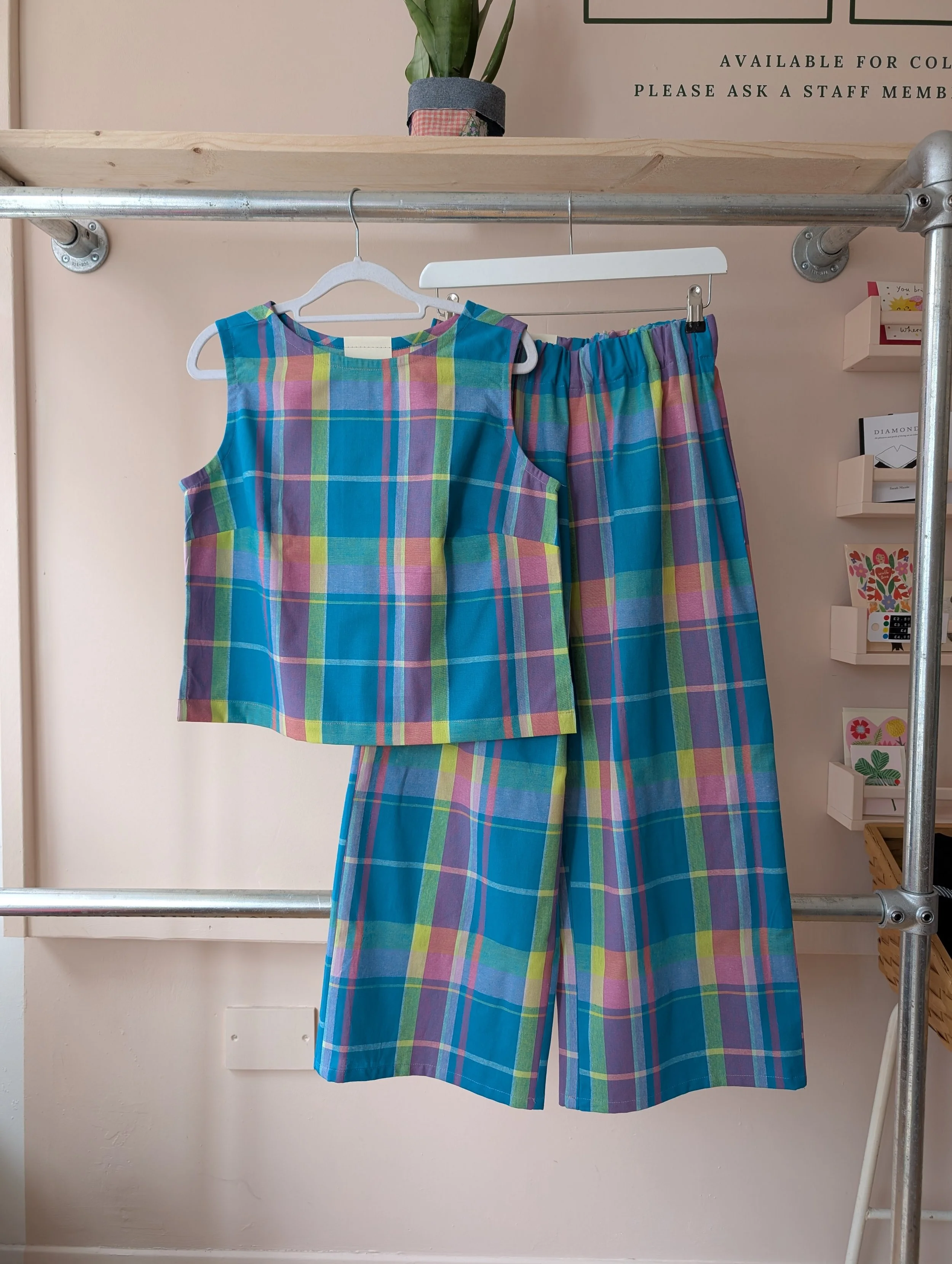 Amber Wide Leg and Millie Vest SET - Small - ZERO WASTE