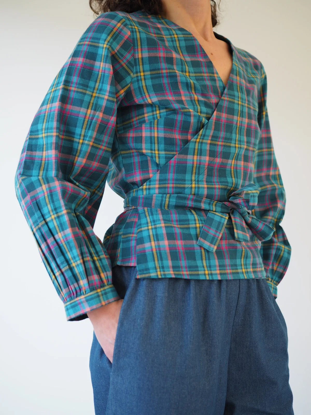 Winnie Wrap Top (Puff Sleeve) - WAITLIST