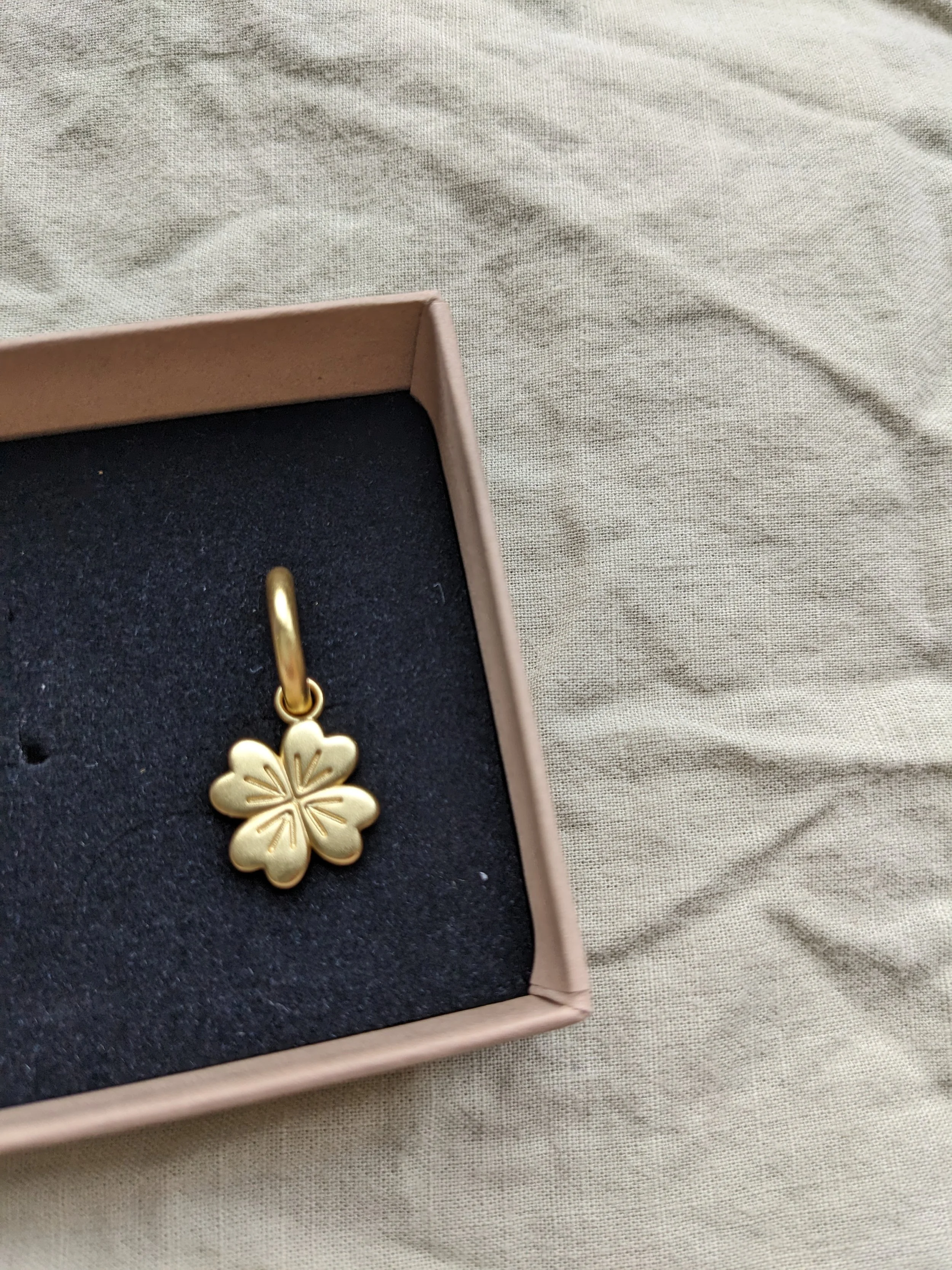 Four Leaf Clover Charm Earrings - PREORDER