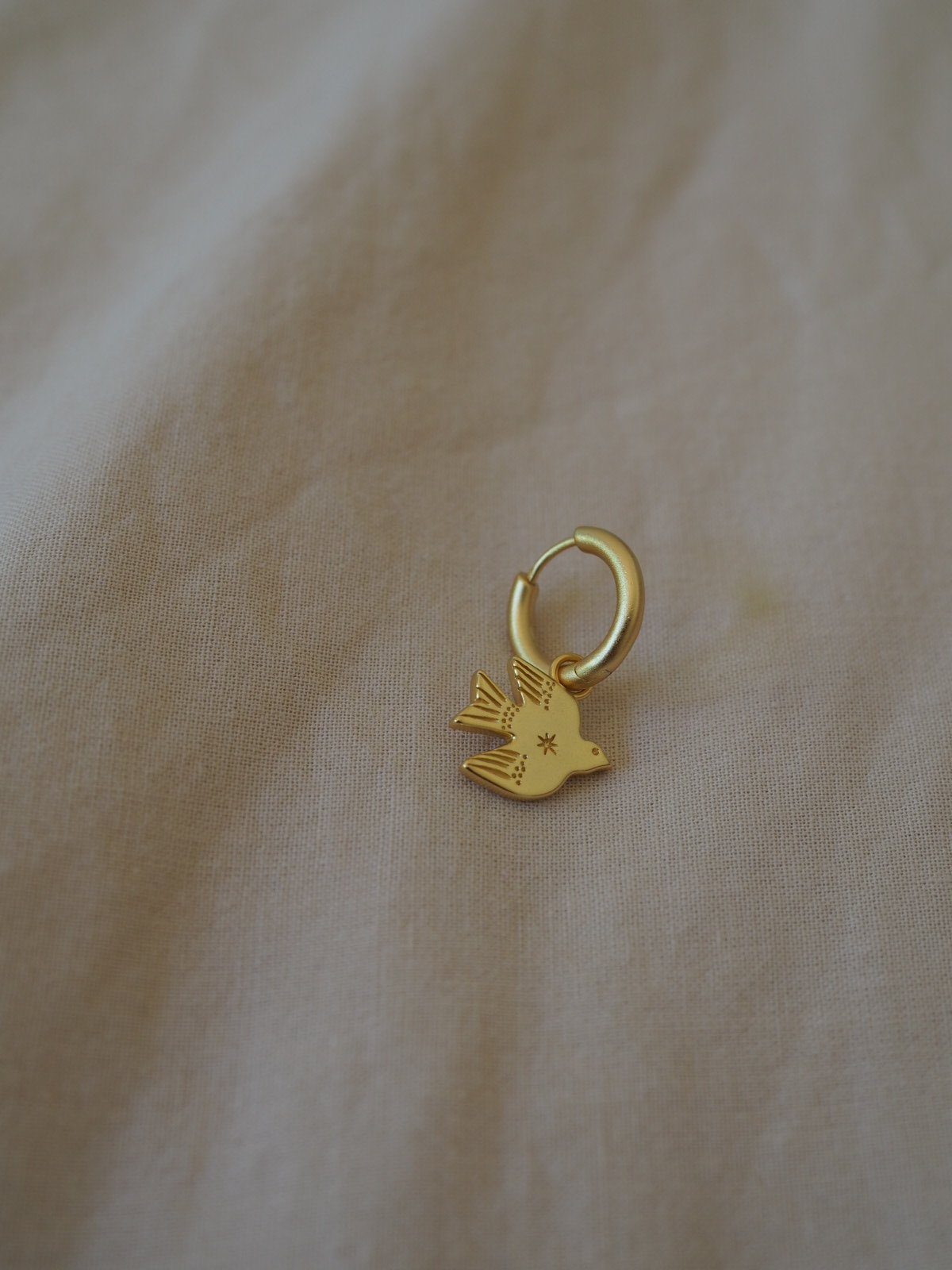 Dancing Dove Charm Earrings - PREORDER