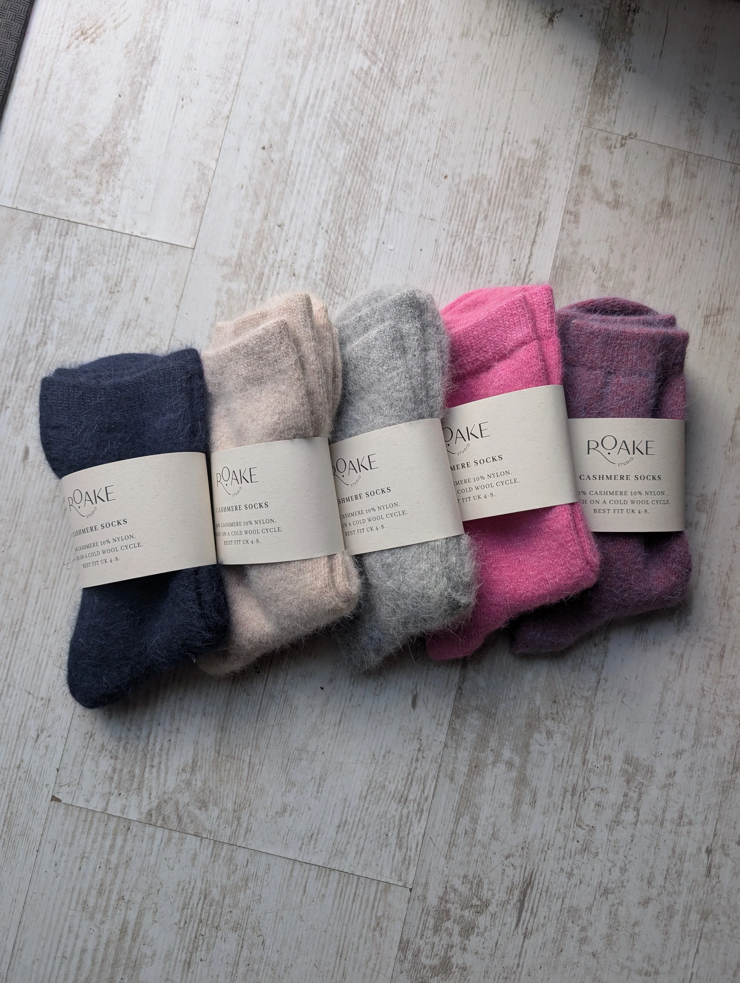 Brushed Cashmere Socks