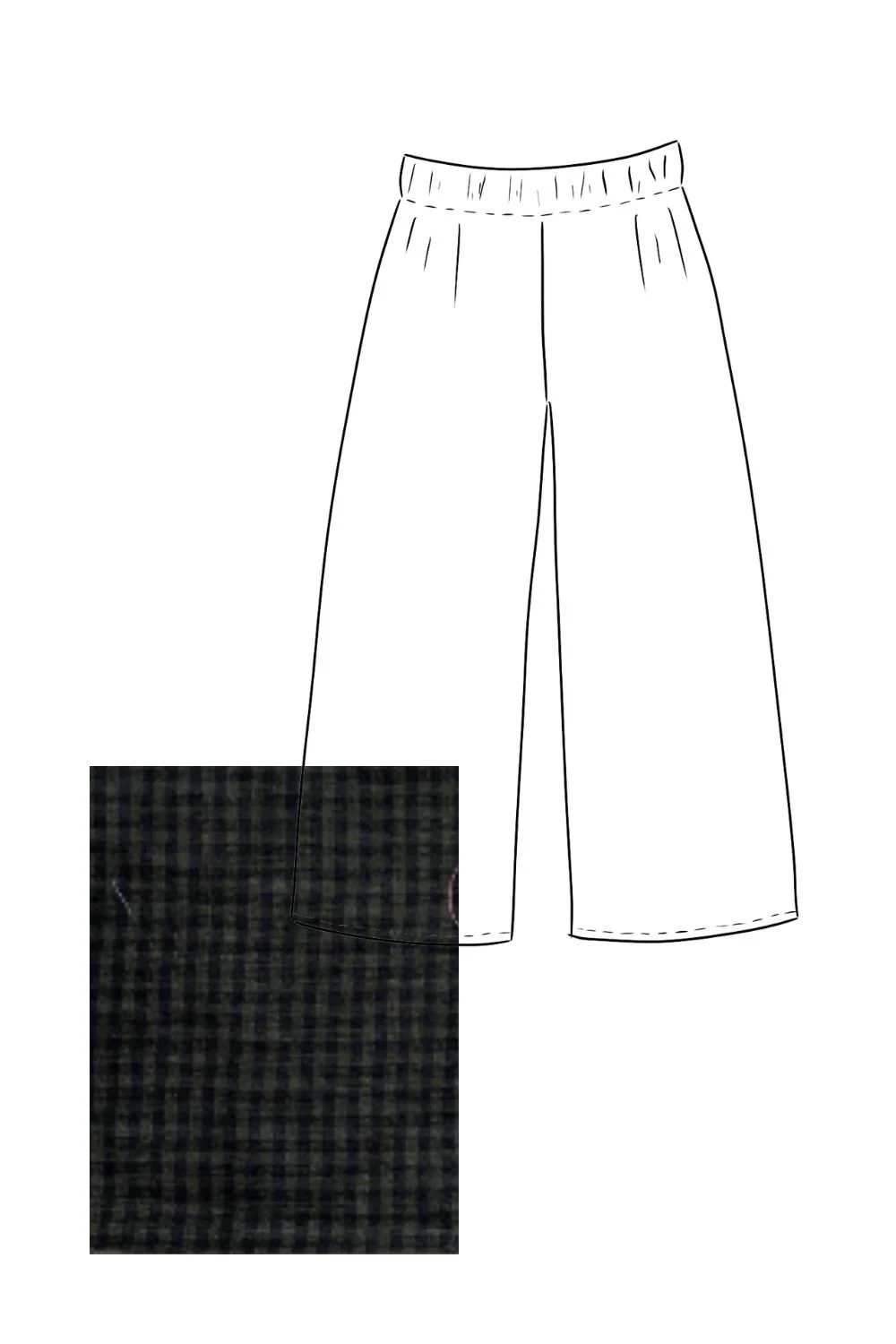 Amber Wide Leg Crop Trousers - WAITLIST