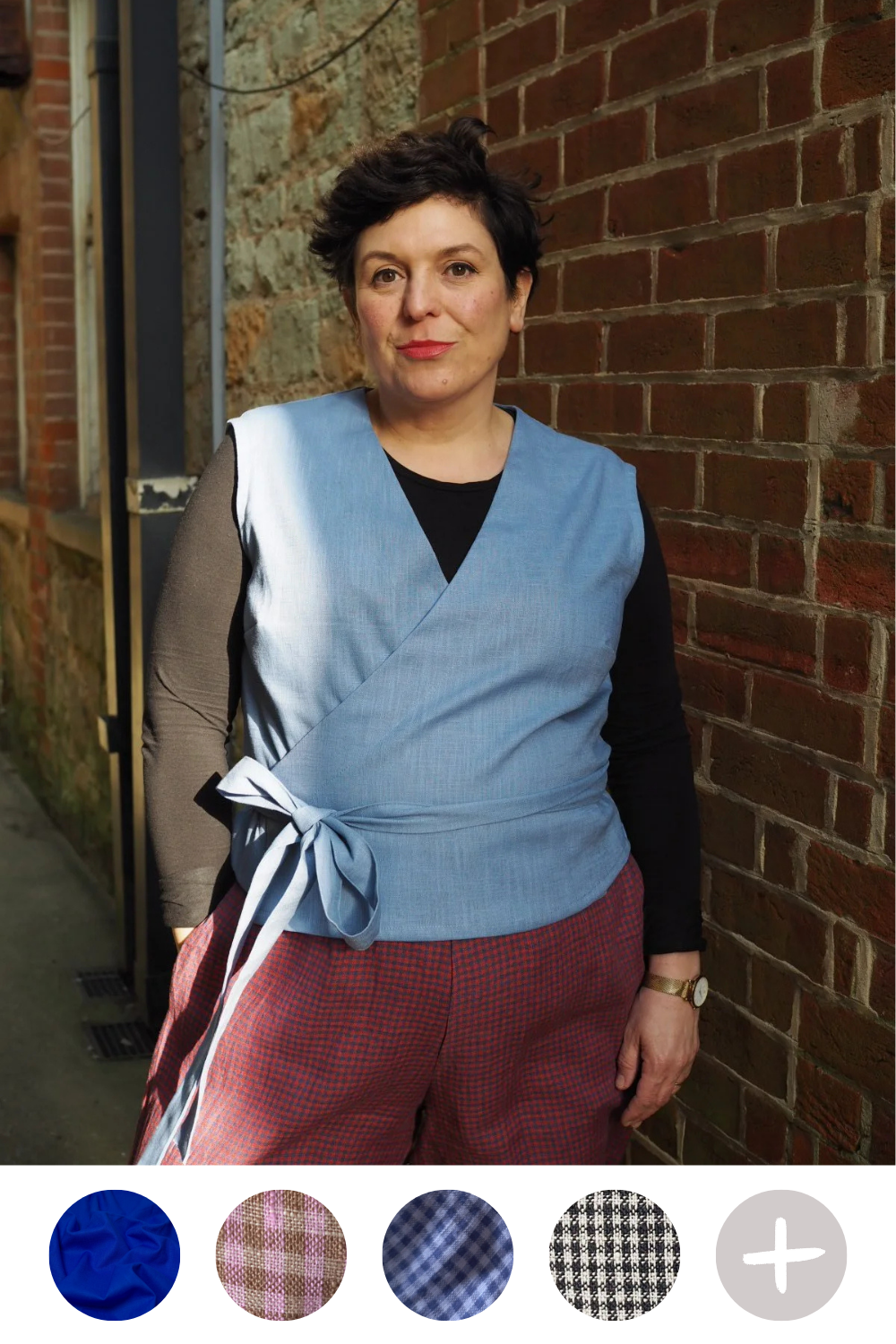 Winnie Wrap Top (Sleeveless) - MADE-TO-ORDER