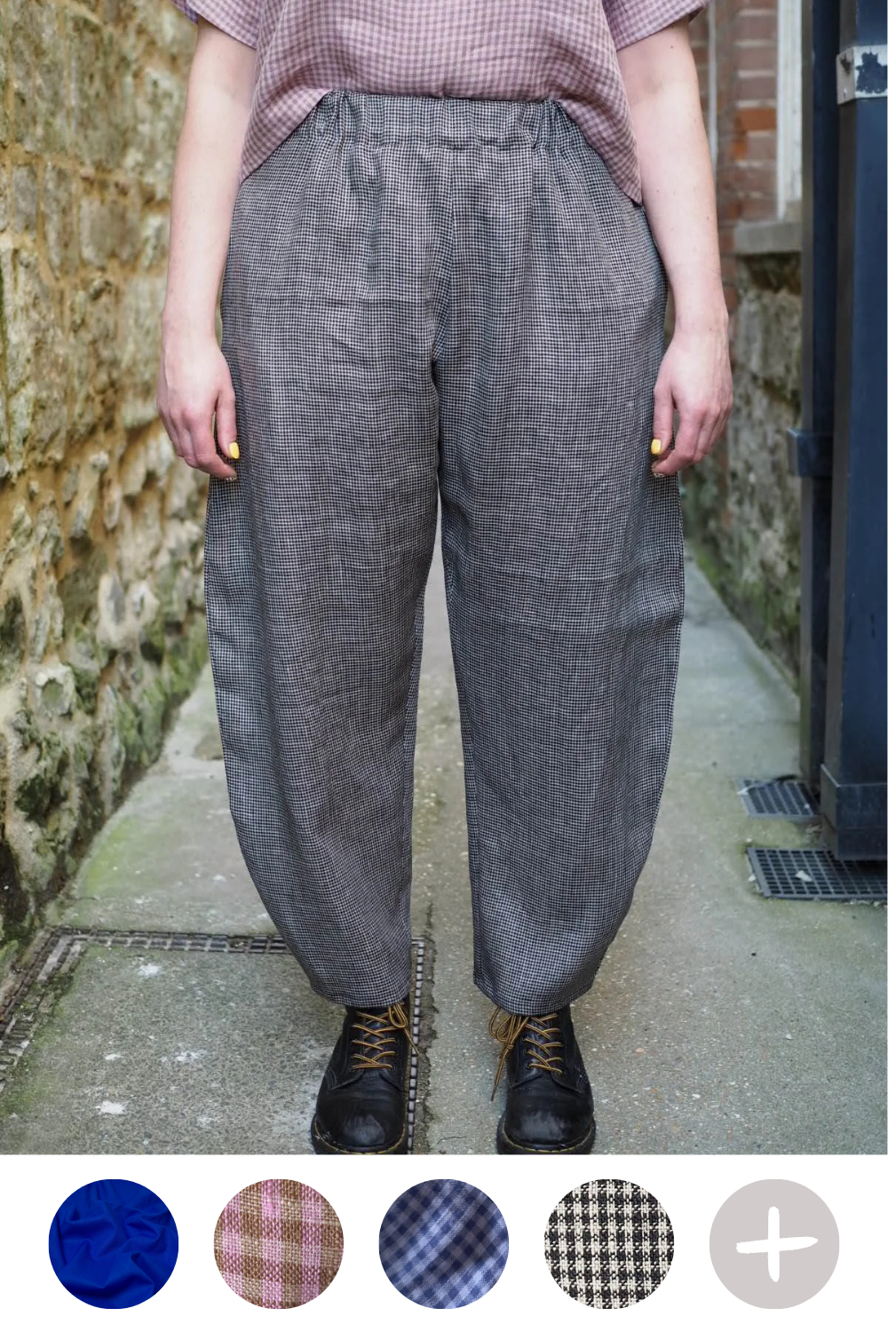 Amy Barrel Leg Trousers - MADE-TO-ORDER
