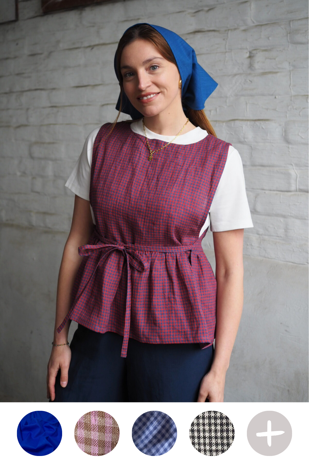 Winnie Pinny Gathered Vest Top - MADE-TO-ORDER