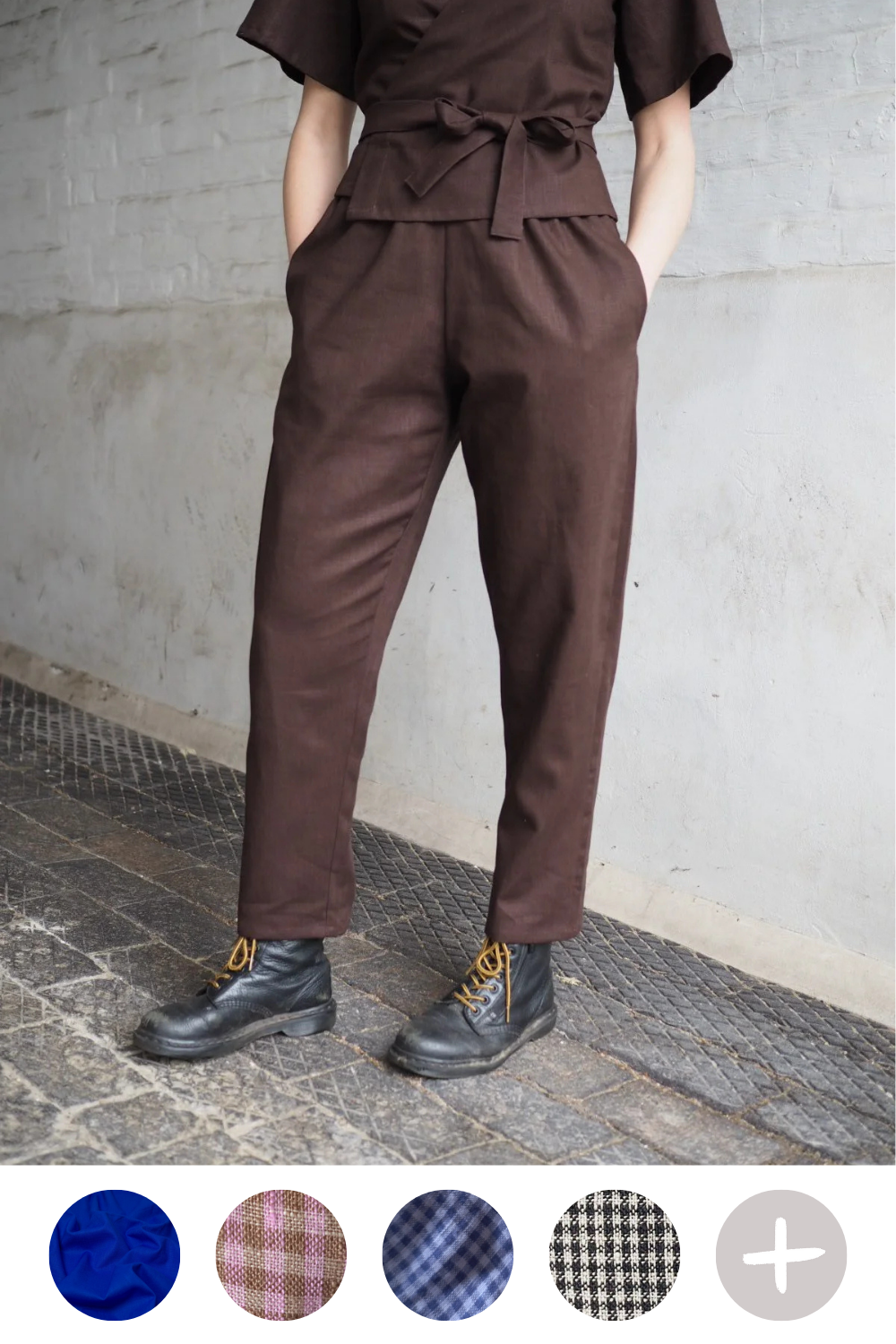 Amber Tapered Leg Trousers - MADE-TO-ORDER