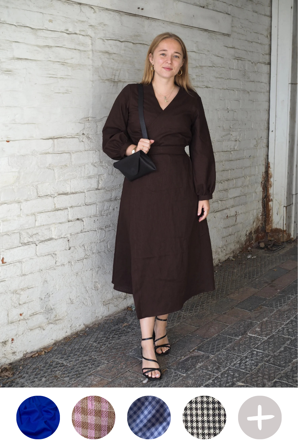 Winnie Wrap Dress (Puff Sleeve) - MADE-TO-ORDER