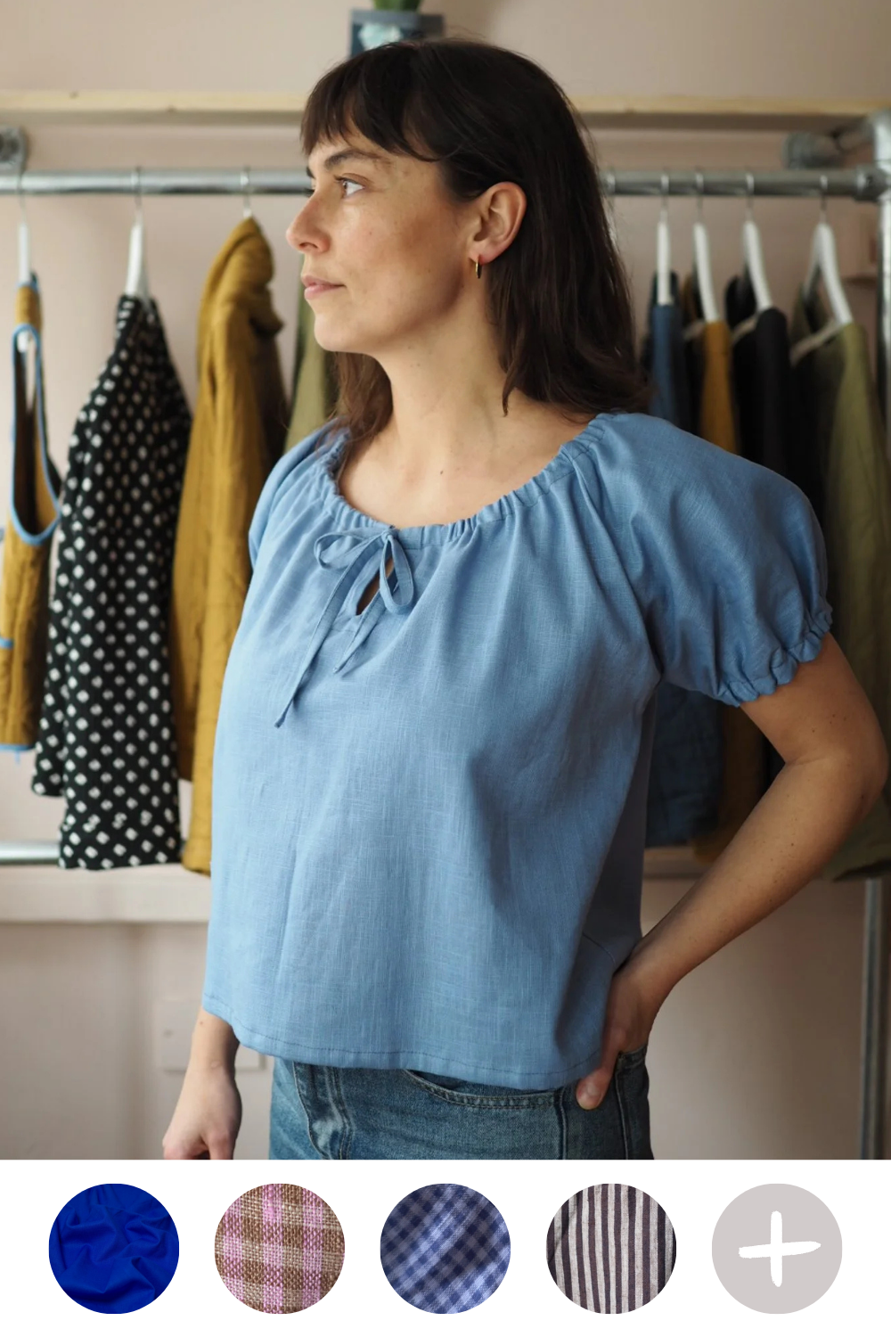 Charlie Top with Sleeves - MADE-TO-ORDER