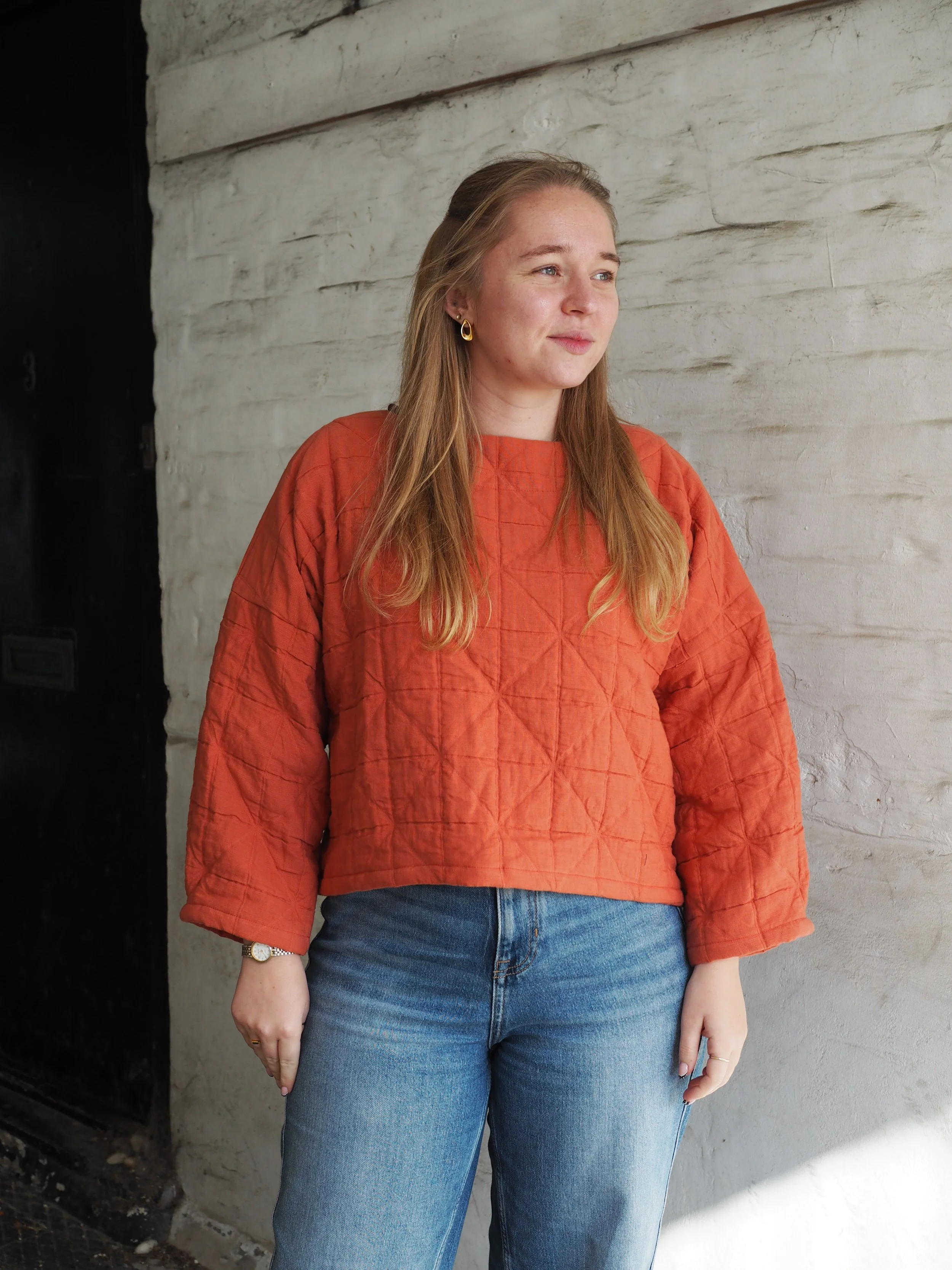 Elsie Jumper - Orange Blossom - Medium - READY TO SHIP