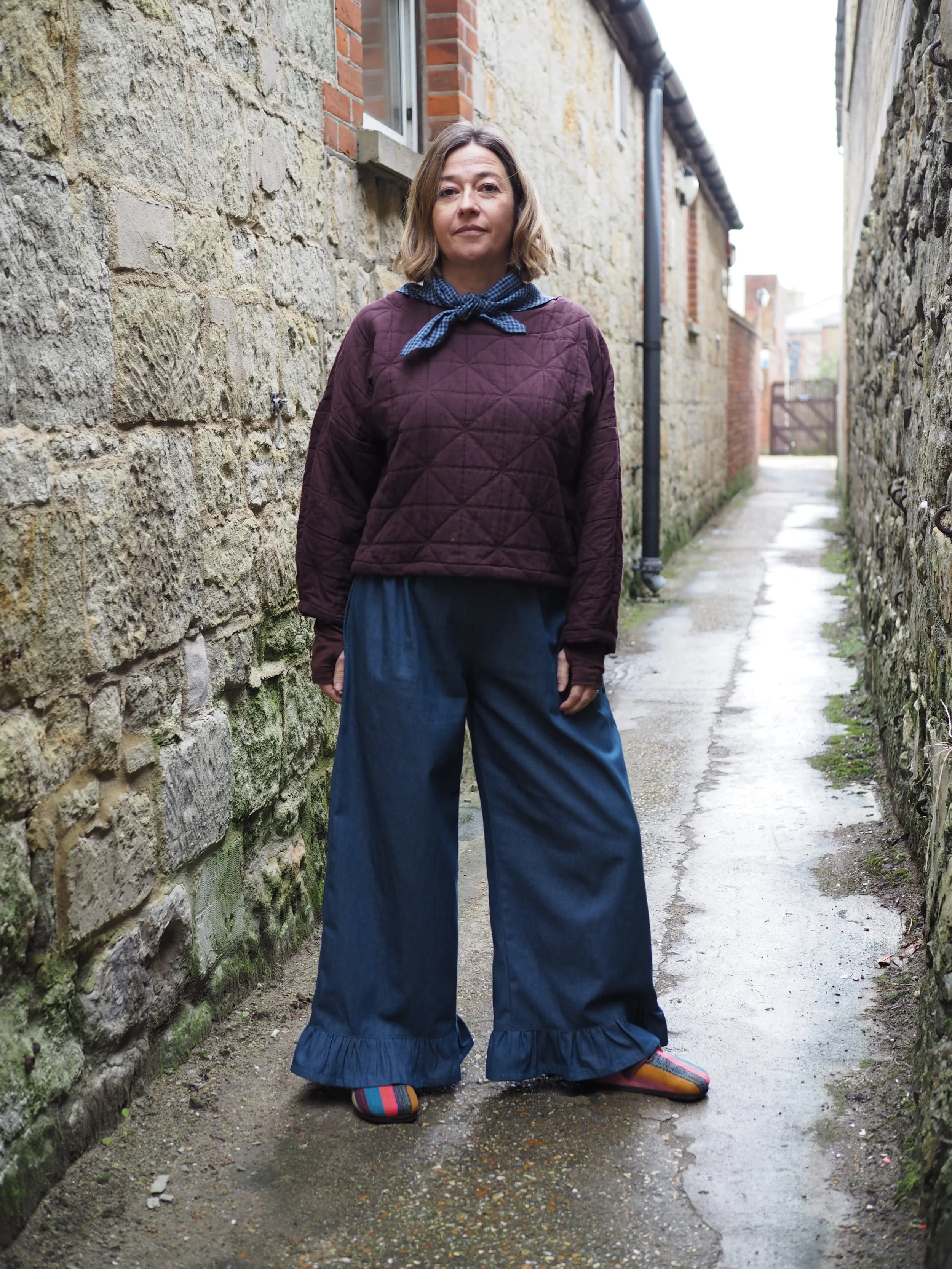 Elsie Jumper - Blackberry - Small - READY TO SHIP