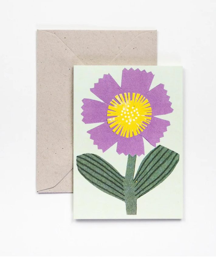 Purple Flower Little Card