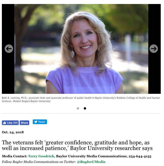 HHRF-funded Baylor University Research Published in Human-Animal Interaction Bulletin