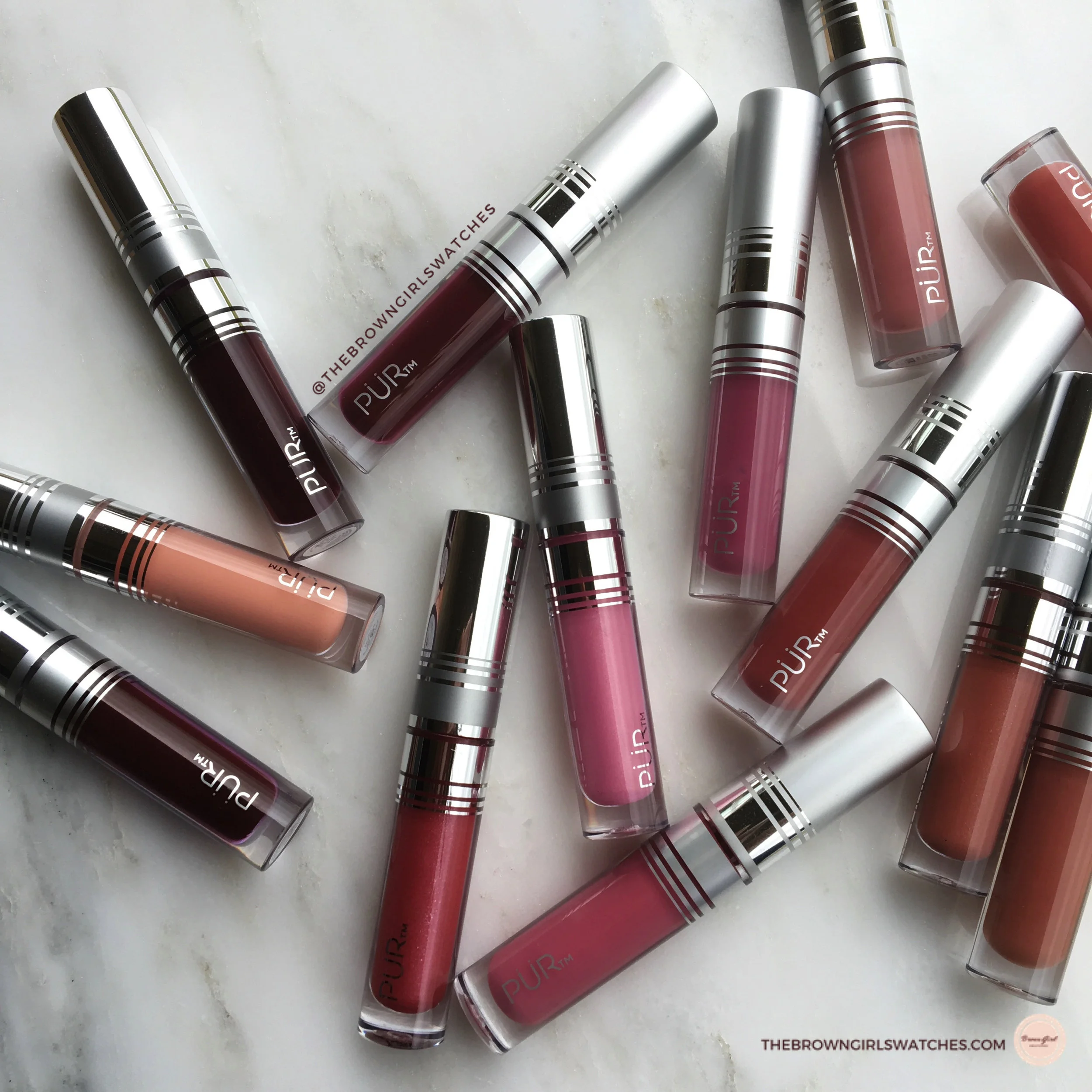 PUR MATTE LIQUID LIPSTICKS AND LIPGLOSS PACKAGING
