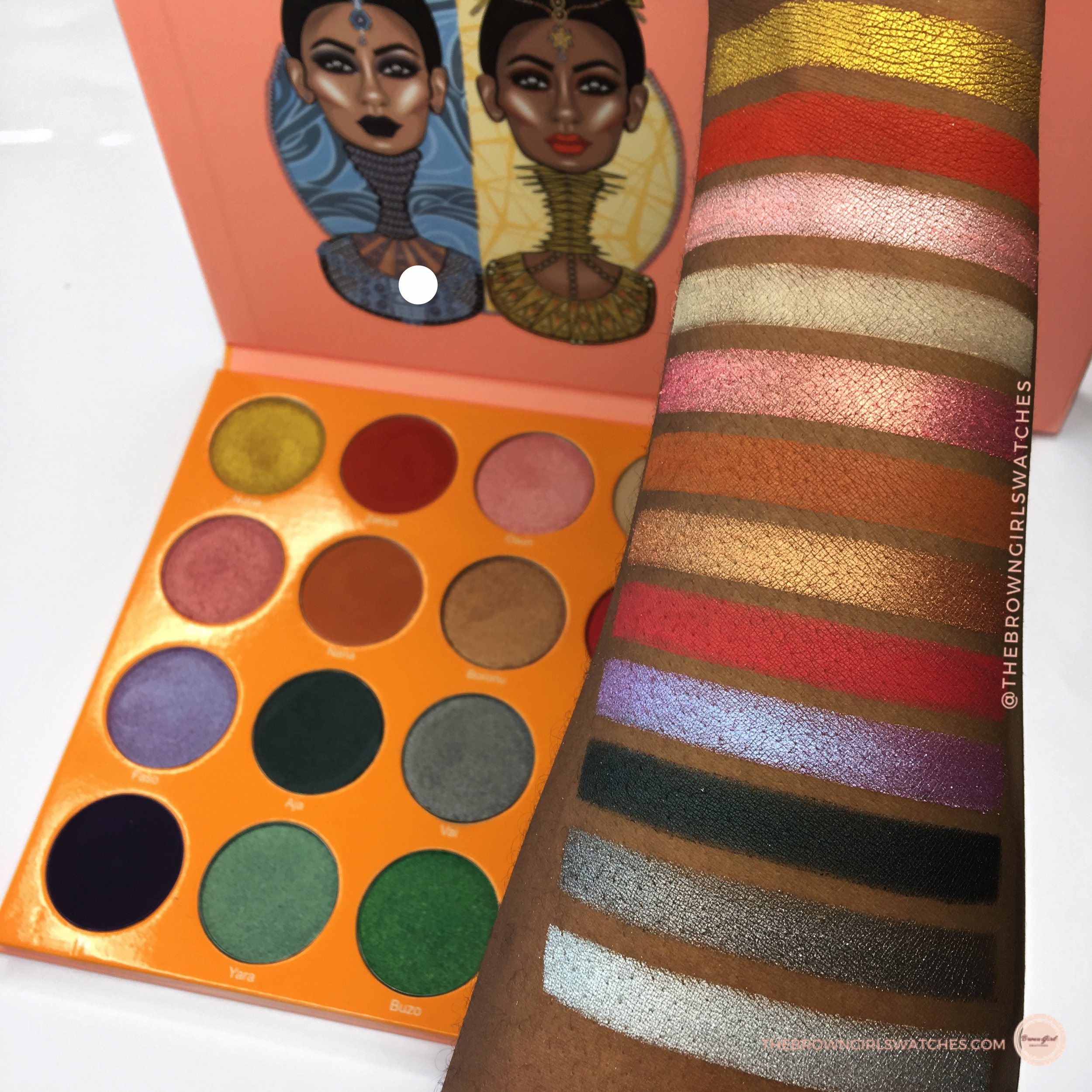 First 12 Shades of the Magic Palette (NC50 Skin)