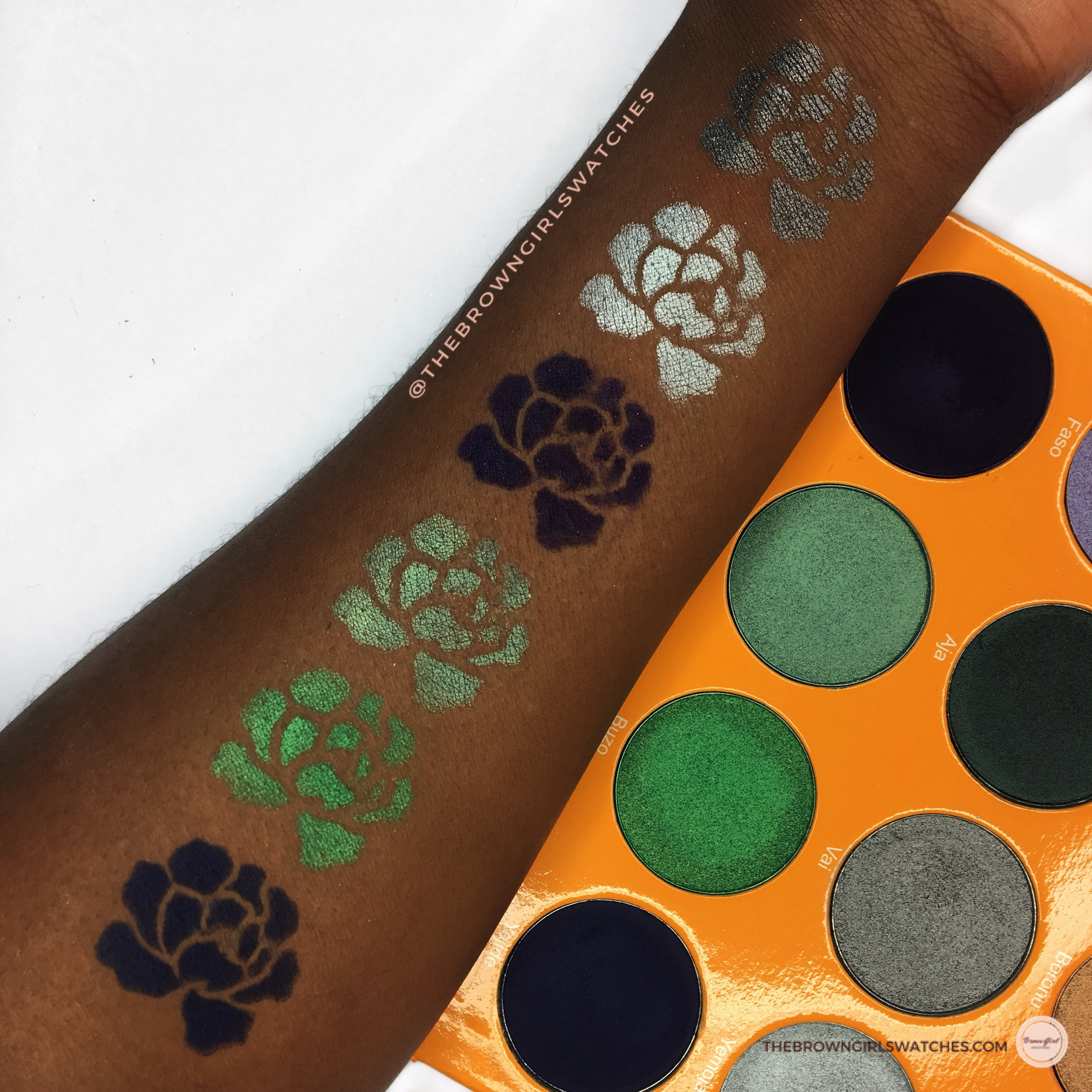 Last 6 Shades of the Magic Palette (NC50 skin)