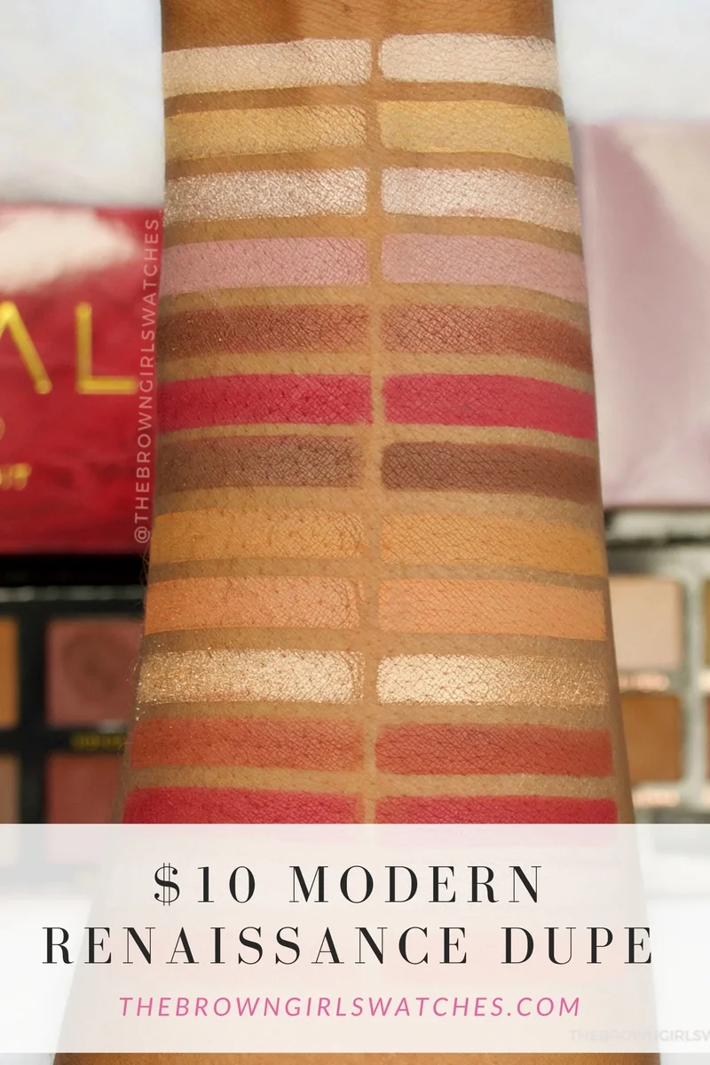 The 10 Dupe for The Anastasia Beverly Hills Modern Renaissance Palette by Bad Habit Beauty