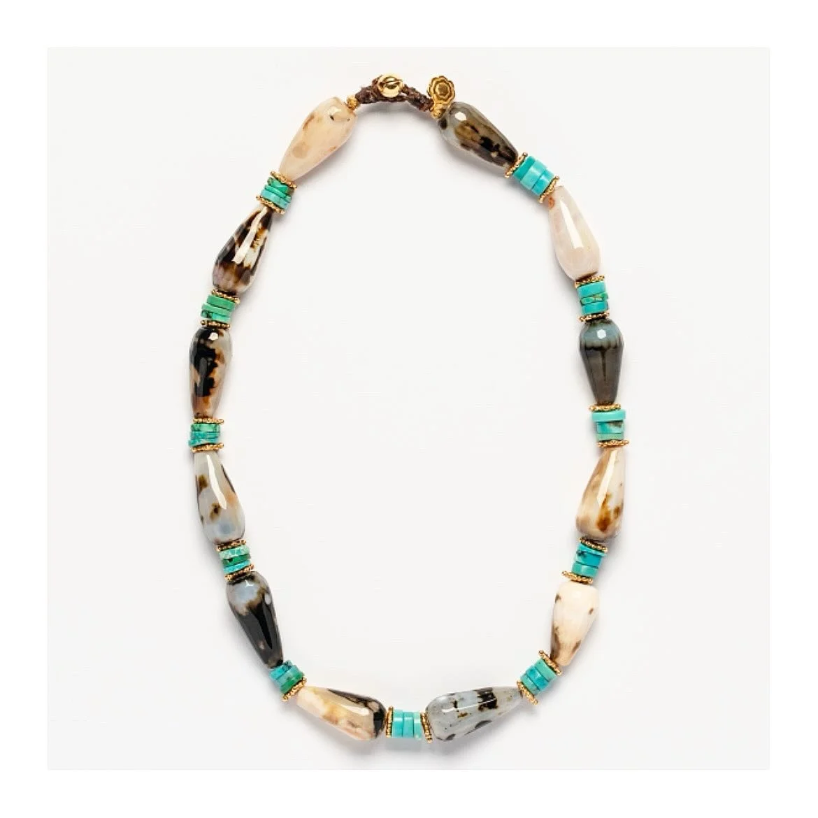 DEAN || Nouvelle collection &Eacute;T&Eacute; SS26 💣🇧🇷 Agate Br&eacute;silienne / Turquoise. Alors l&agrave;, pas de d&eacute;bat: THE collier de l&rsquo;&eacute;t&eacute;. #jewels #jewelry #necklaces #summernecklaces #turquoise