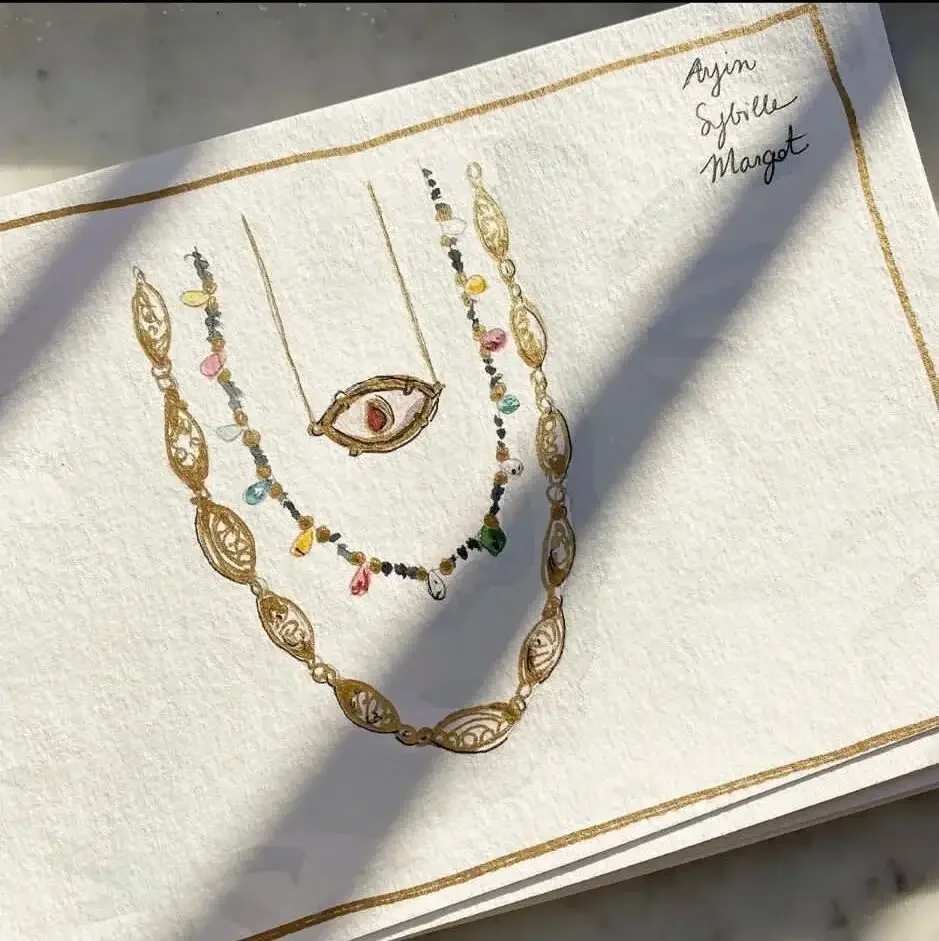 AYIN Opale rose, Cybille court et Margot Court