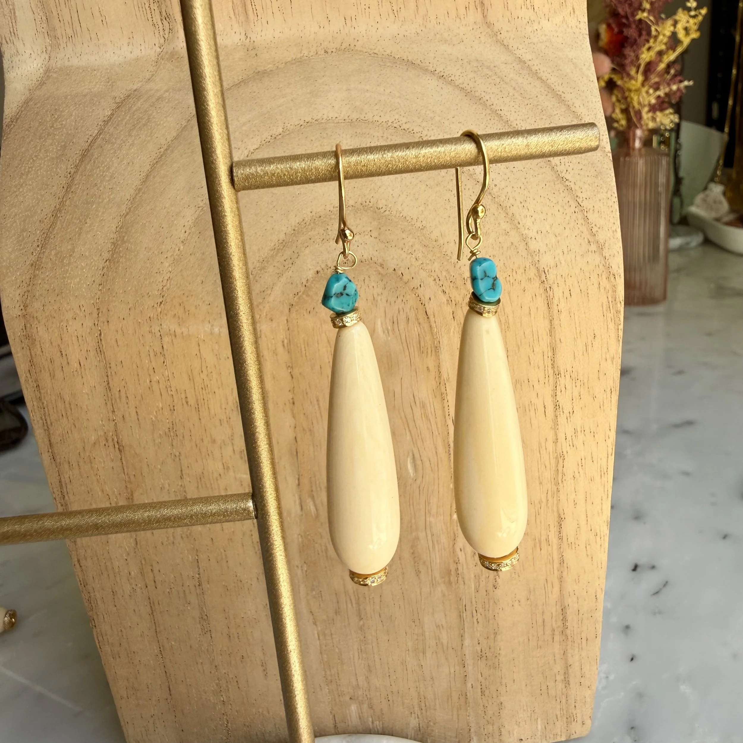 BILLY Turquoise earrings