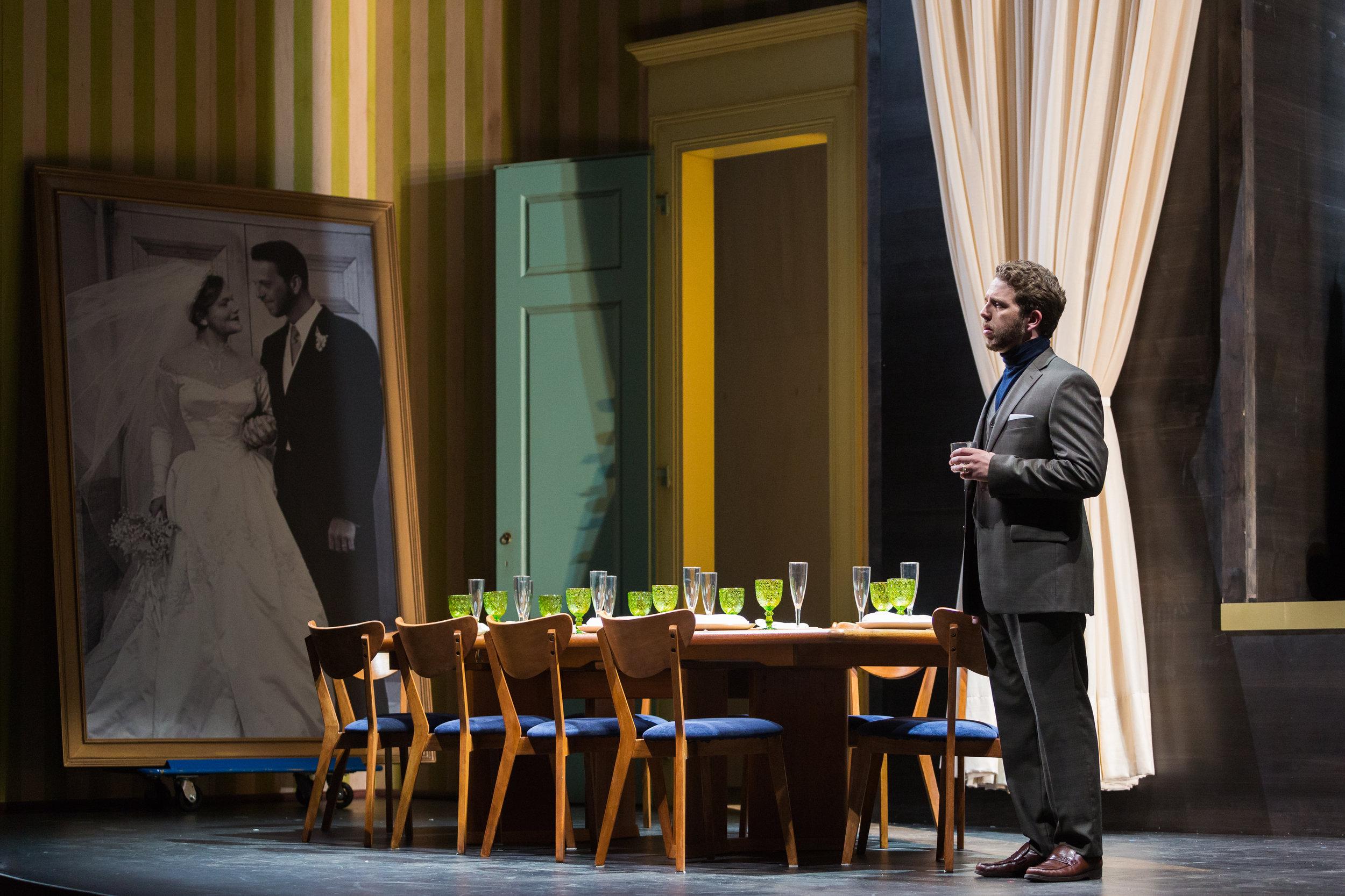  Curtis Opera Theatre: Il conte in Le nozze di Figaro  Director:&nbsp;Jordan Fein&nbsp;  Conductor: Karina Canellakis  Photo: Karli Cadel 