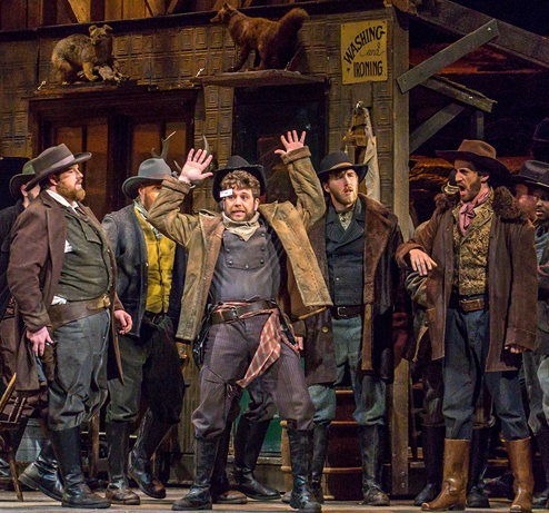  Michigan Opera Theatre: Sid in La Fanciulla del West   Director: Mario Corradi  Conductor: Stephen Lord  Photo: John Grigaitis 