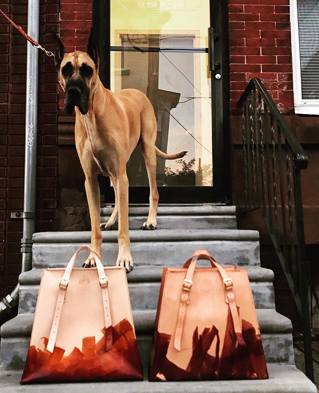 Do you need to hold things? Sure ya do! Well, you are gonna need a bag to do so! 
Check out @loyaltyleather for all your leather bag needs. They do amazing high quality work and I mean, how can you say no to the face of Beau the Great Dane?! 🐶
#grea