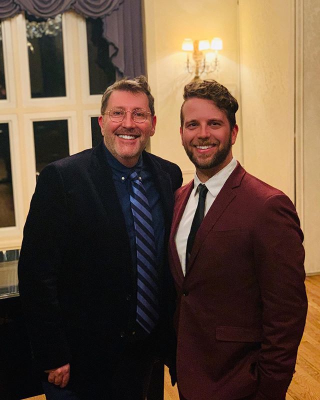 I&rsquo;m very grateful to have won 1st place at the Gerda Lissner Lieder/Song Competition singing some Mahler! 
Suited up with my teacher, @geraldmartinmoore