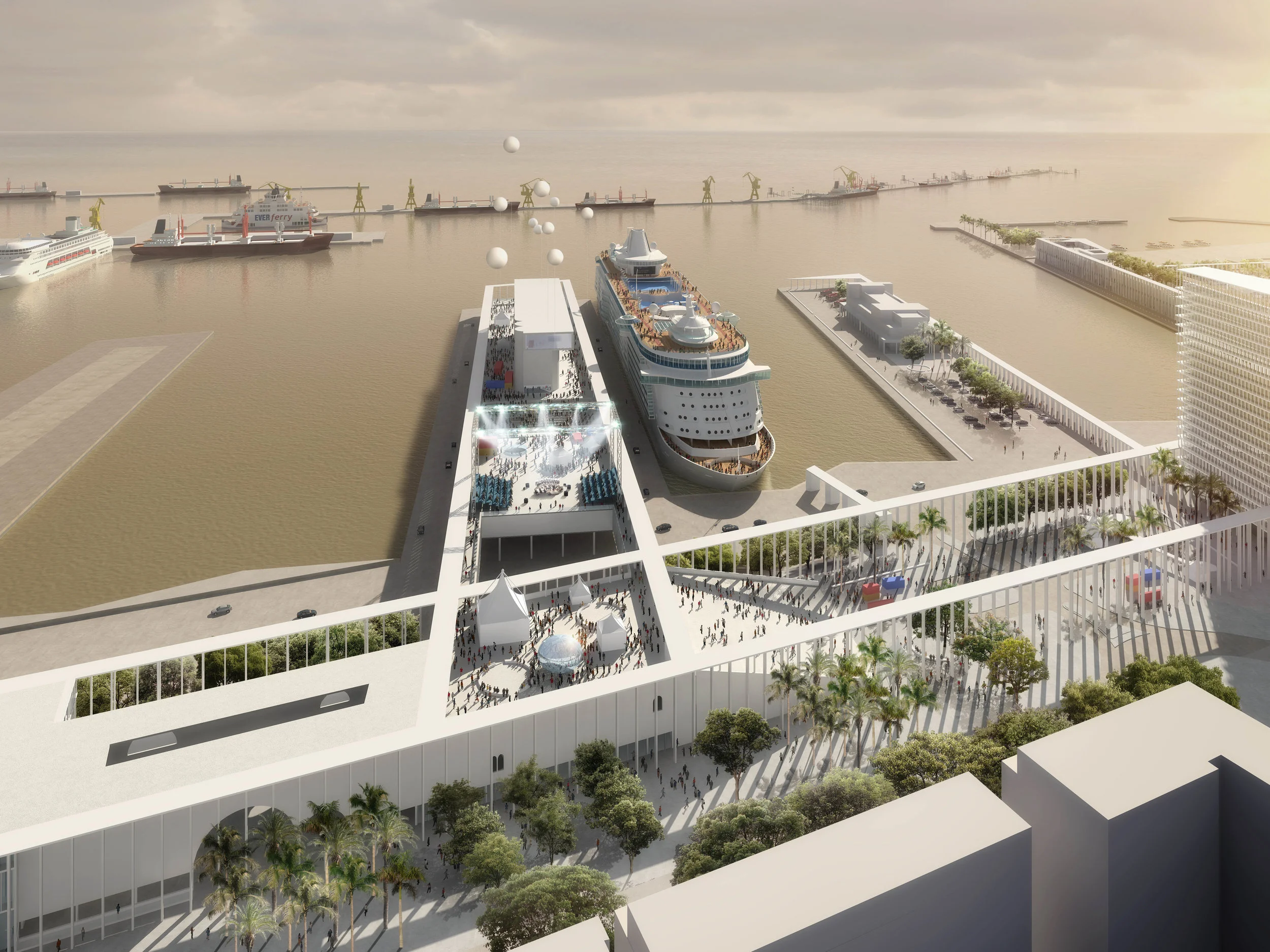 Palermo Cruise Terminal Competition Sicily Italy