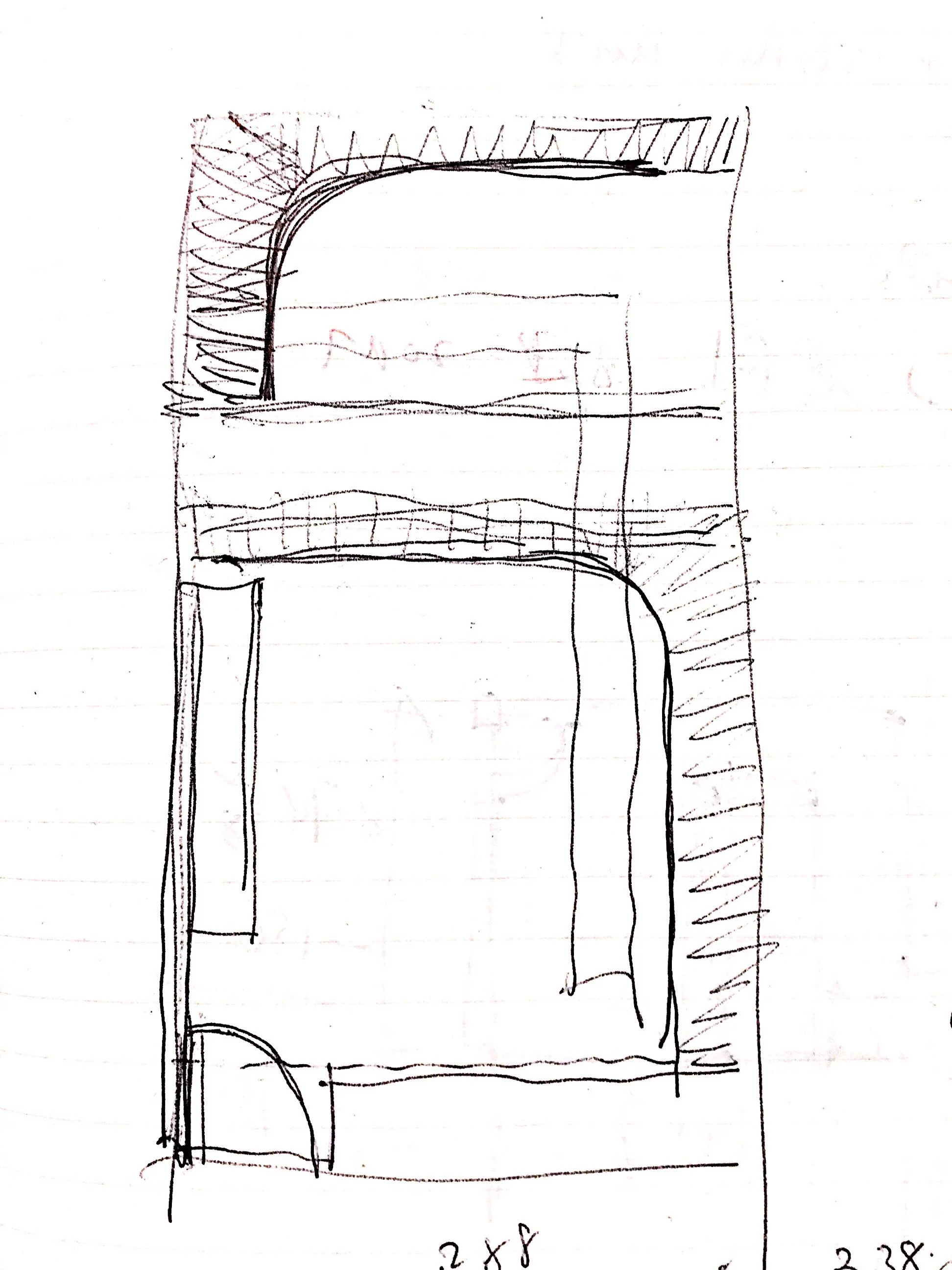 Sketch - Duo Half Domes ceiling