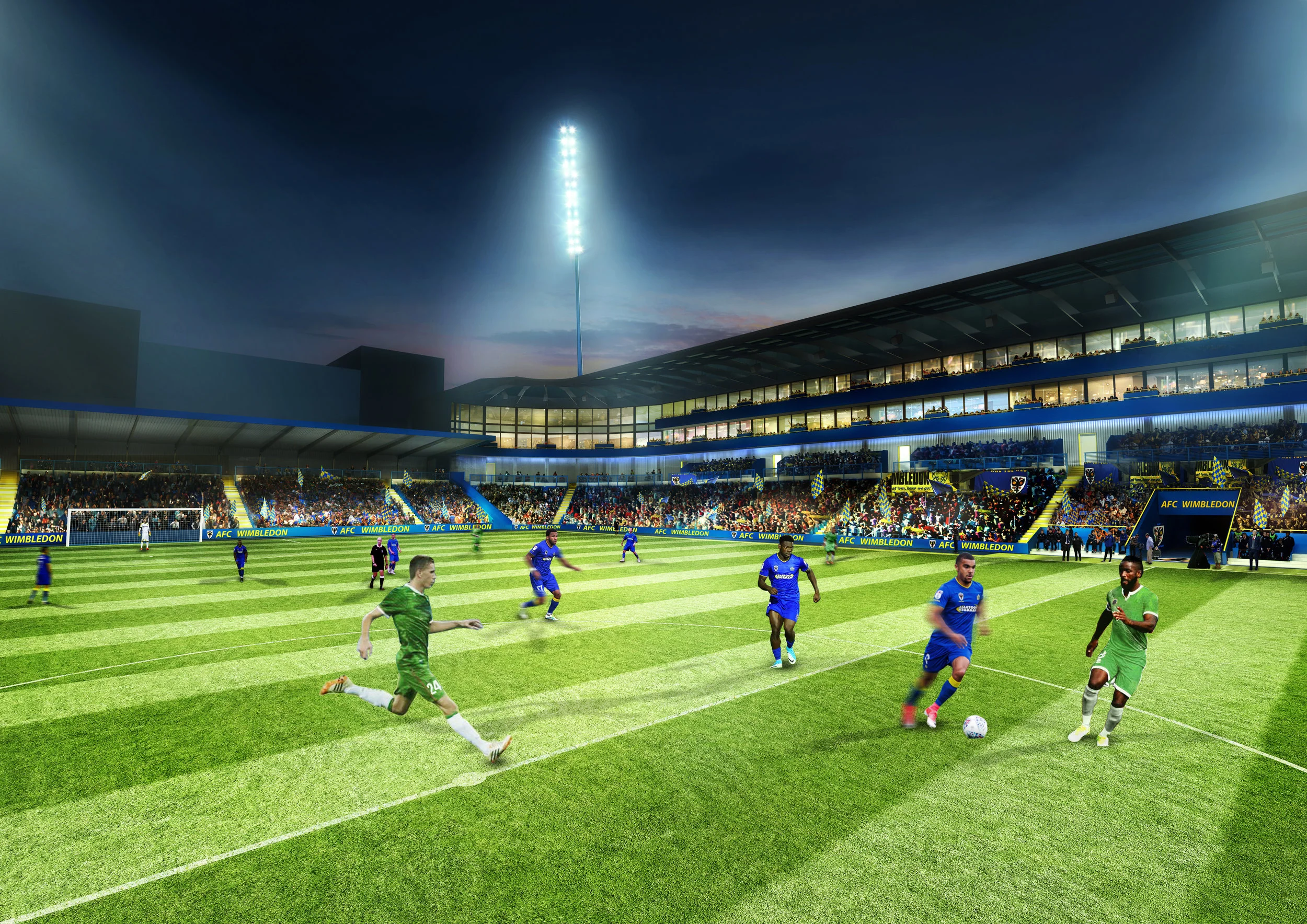Wimbledon FC Plough Lane New Stadium